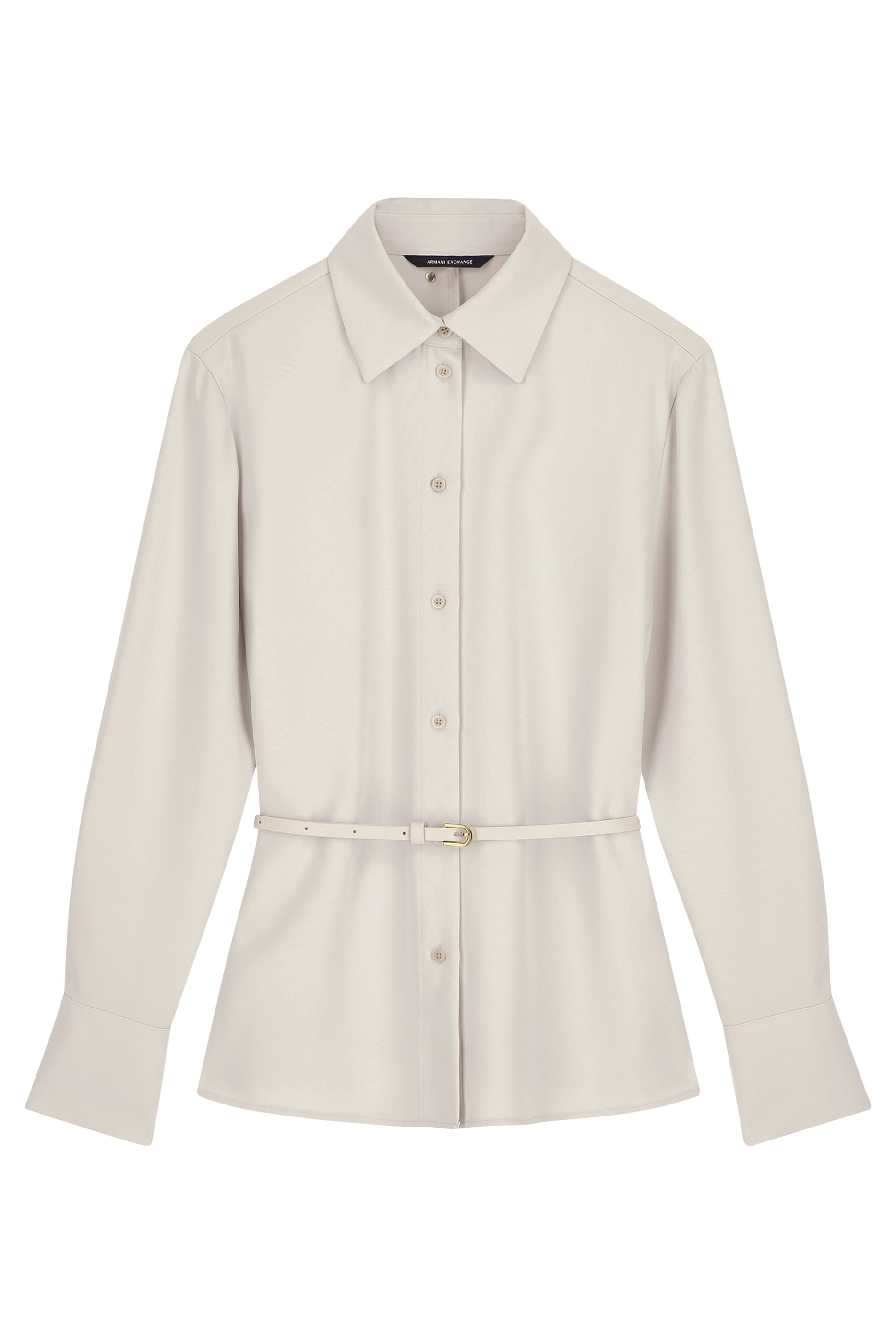 Belted Long Sleeves Shirt