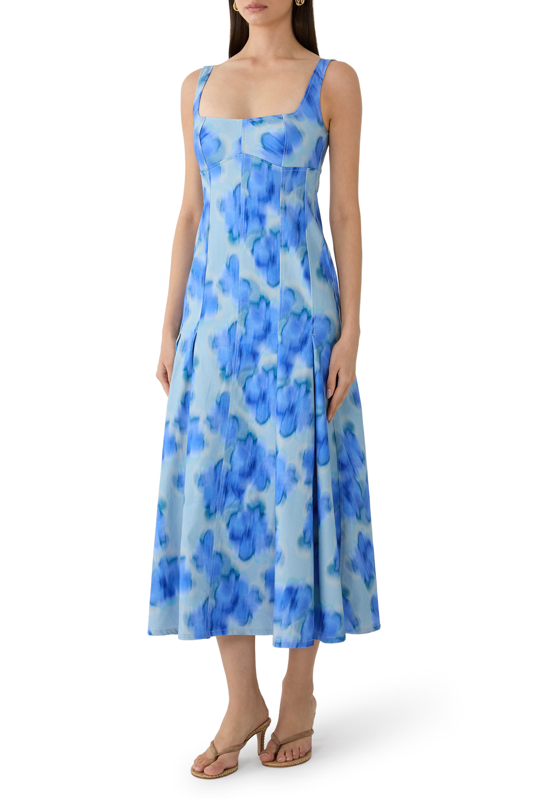 Charlie Pleated Midi Dress