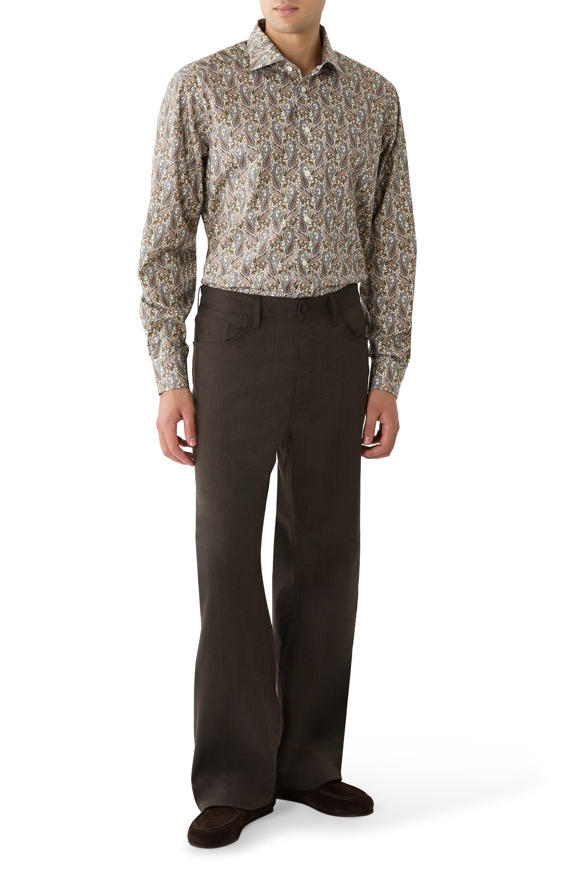 Paisley Twill Dress Shirt