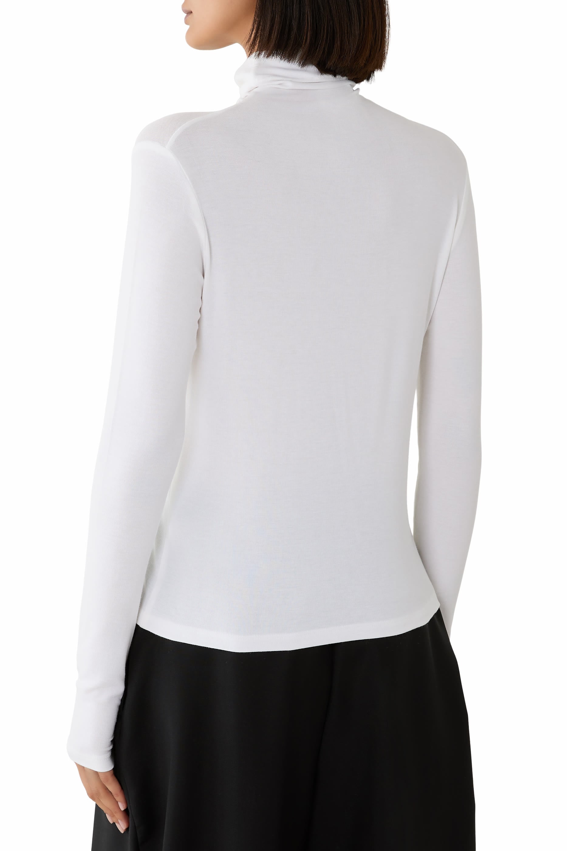 Essential Long-Sleeve Turtleneck Top