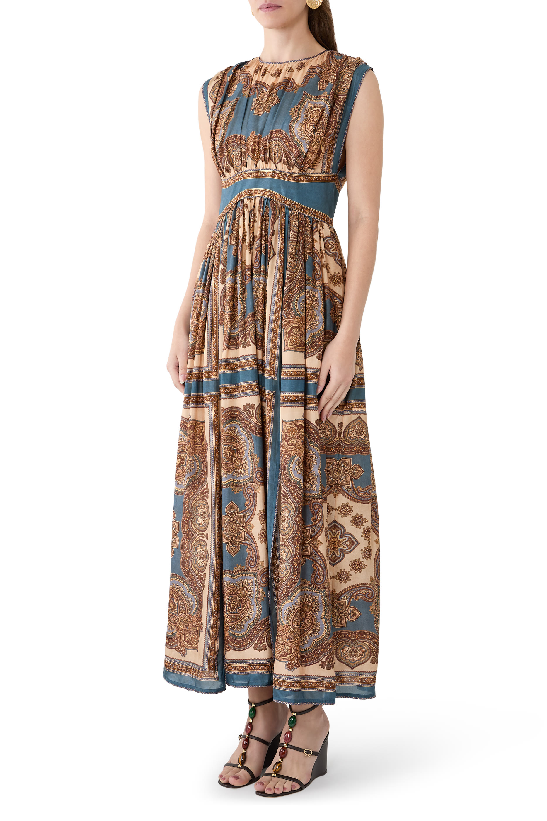 Mahon Waisted Maxi Dress