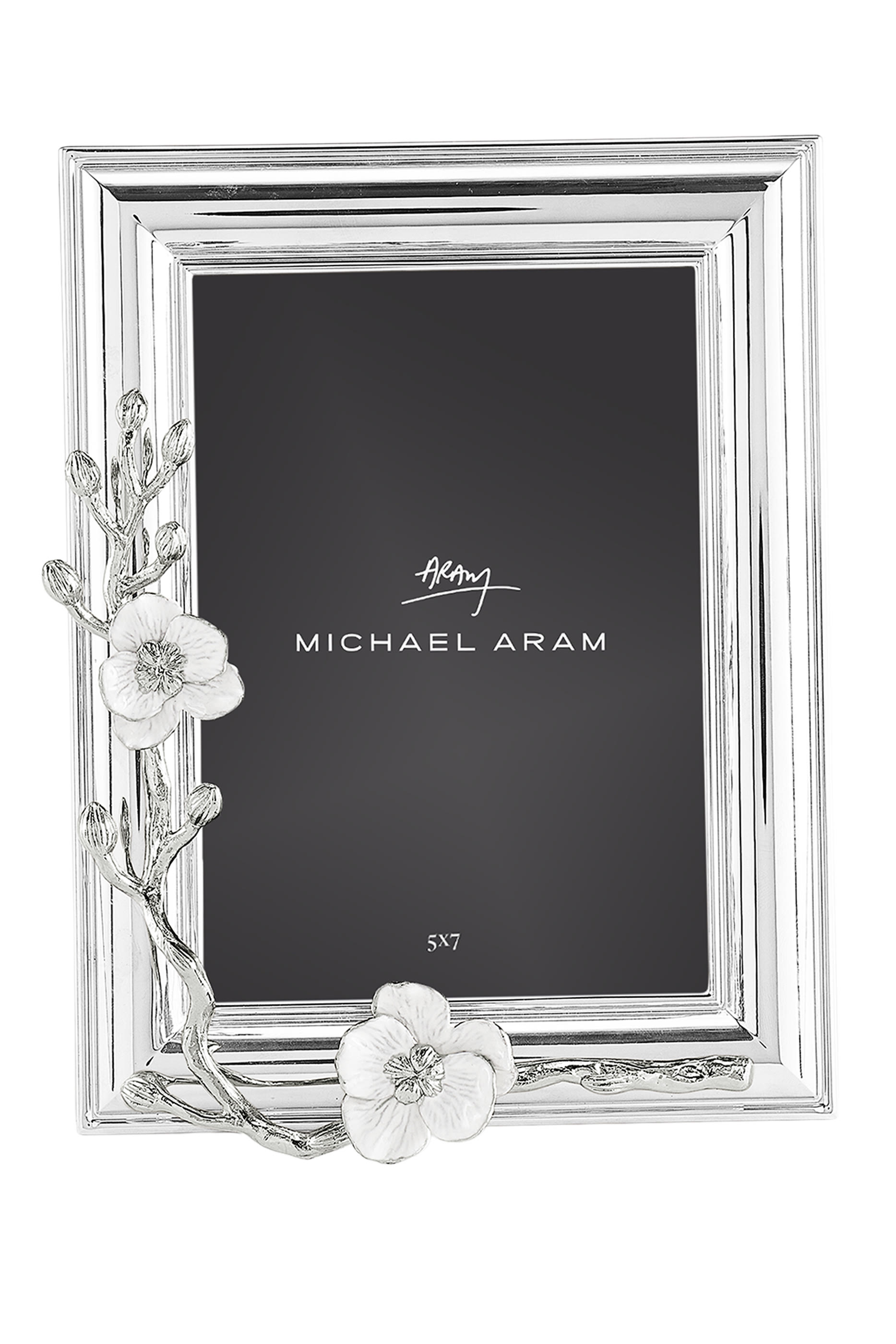 Silver Orchid Frame, 5x7 