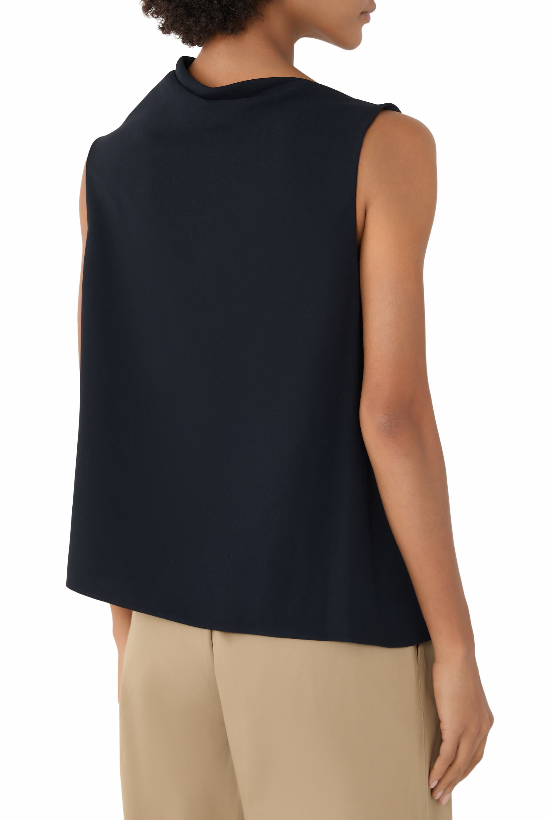 Asymmetrical Draped A-Line Top