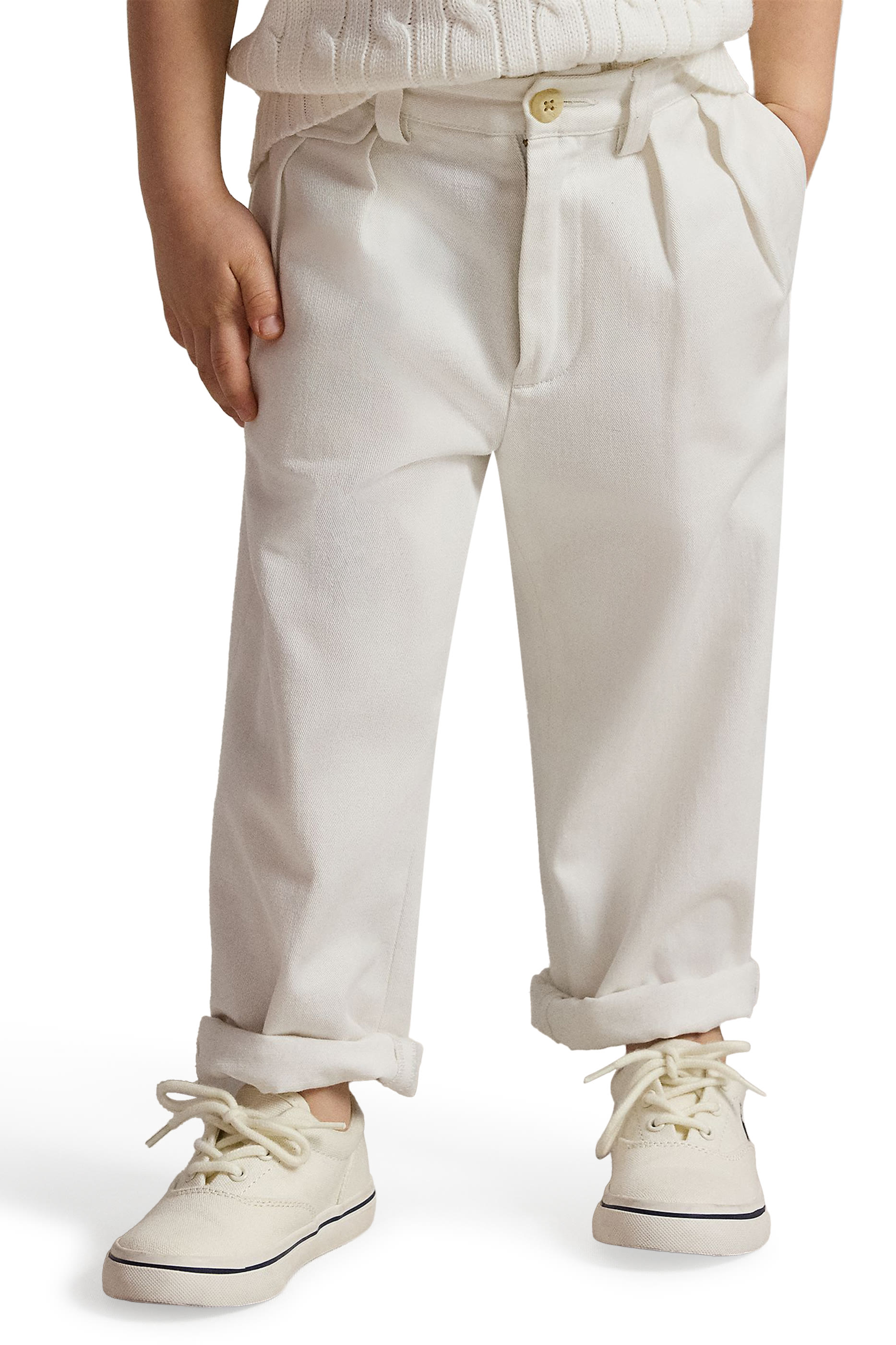 Kids Pleated Trousers