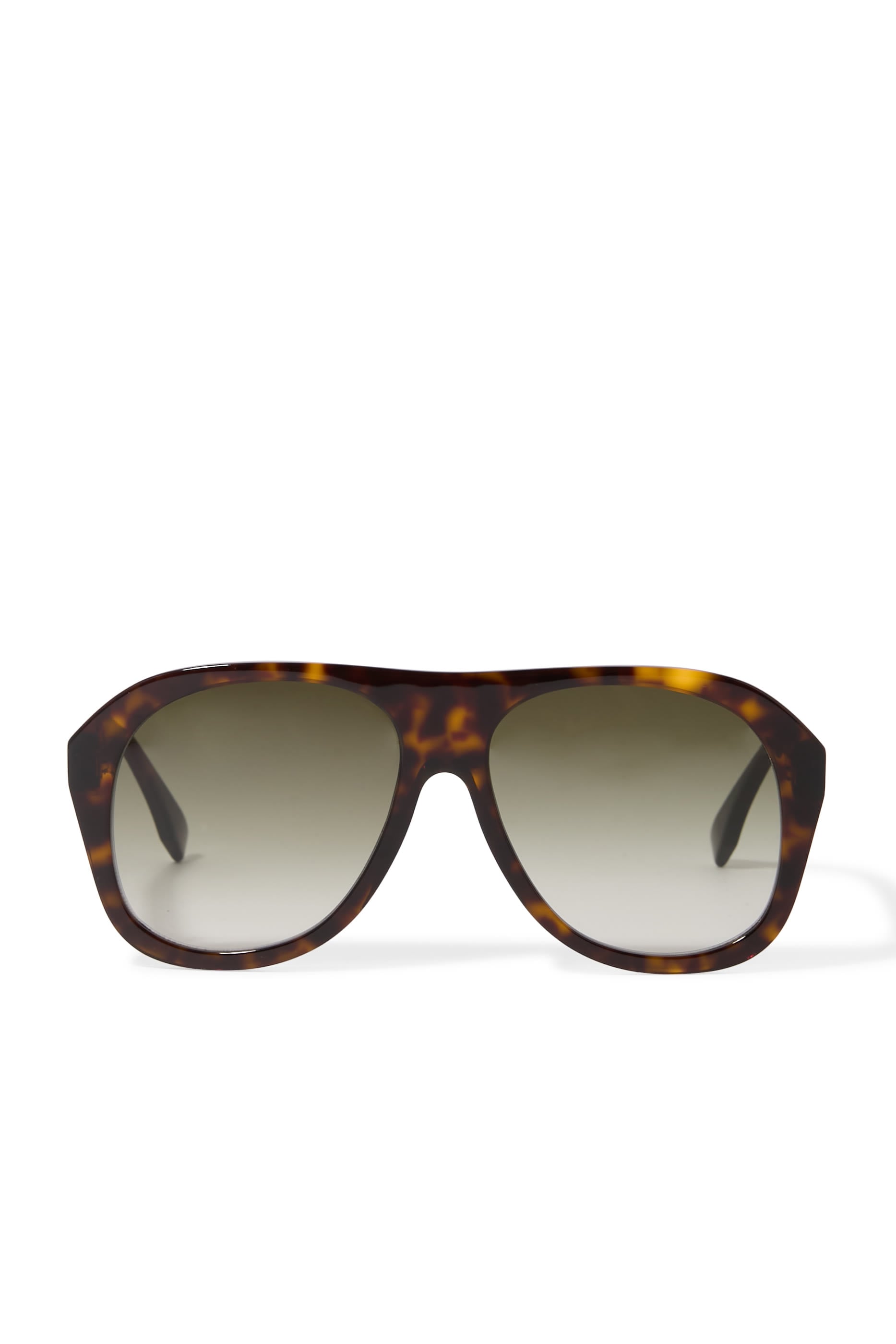 Baguette Havana Square Sunglasses