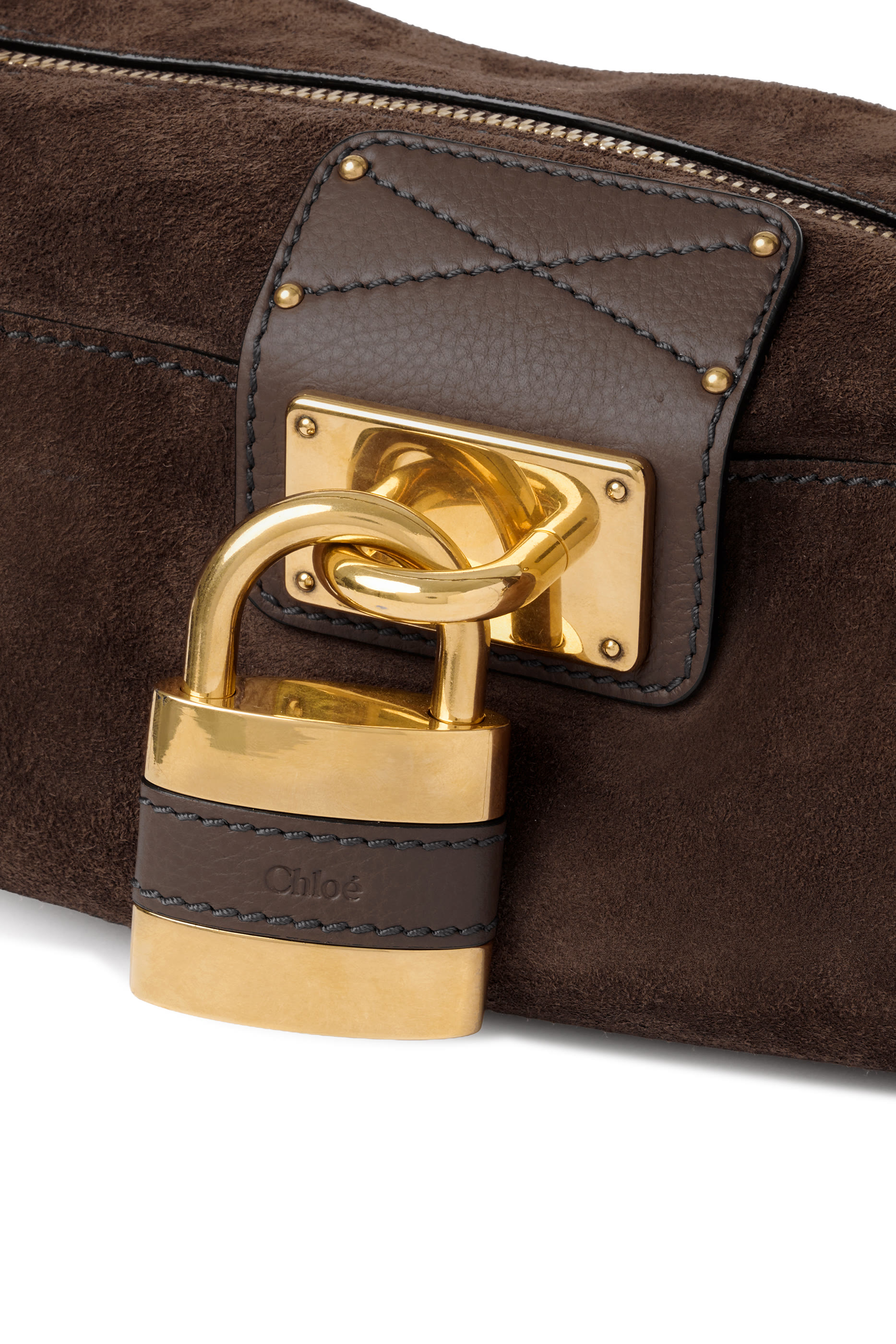 Paddington Crossbody Bag in Suede Leather