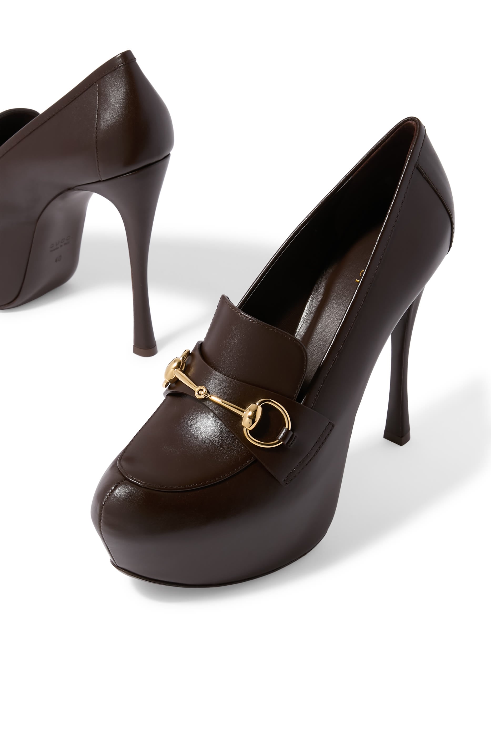 Horsebit 135 Platform Pumps
