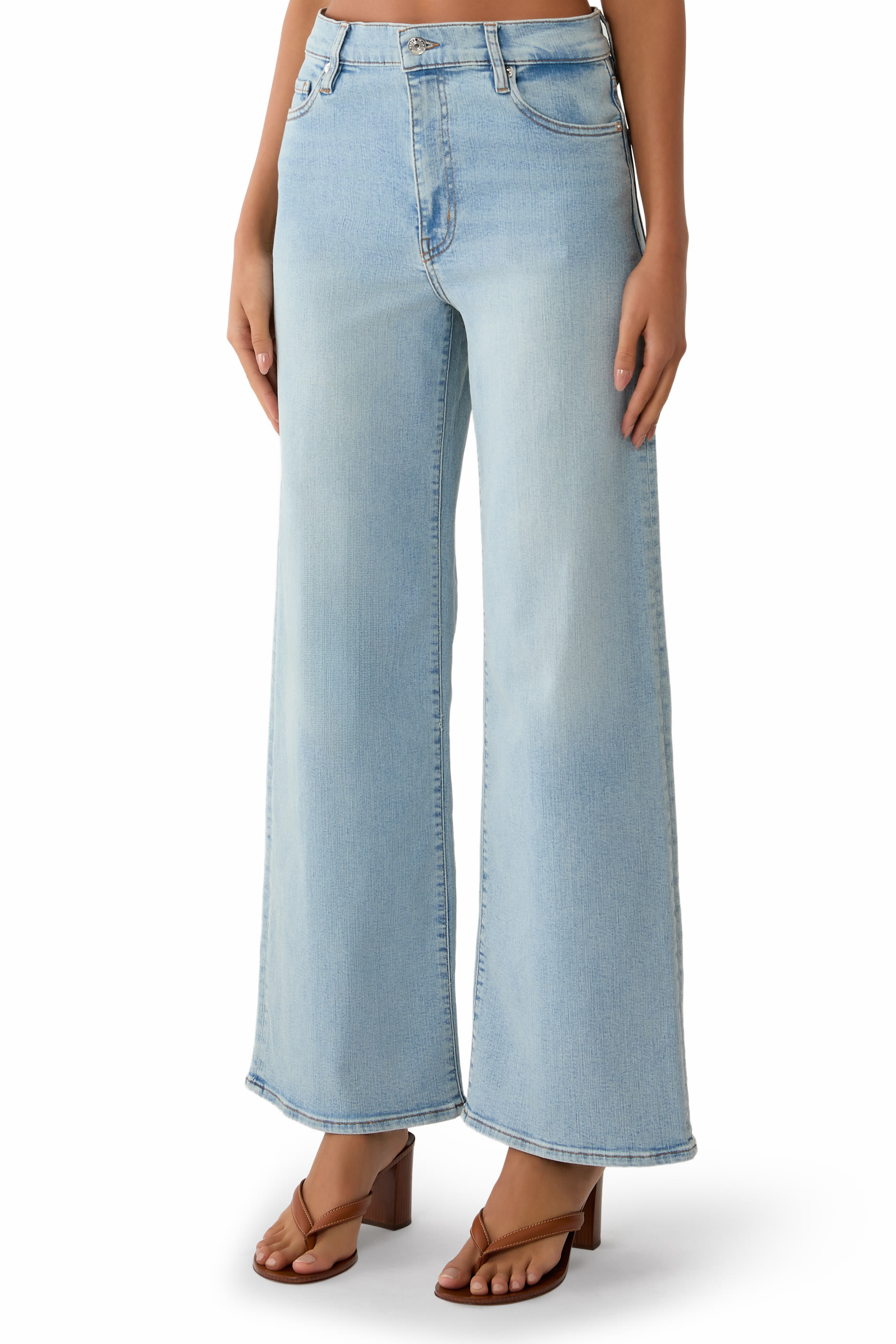 Le Slim Palazzo Jeans