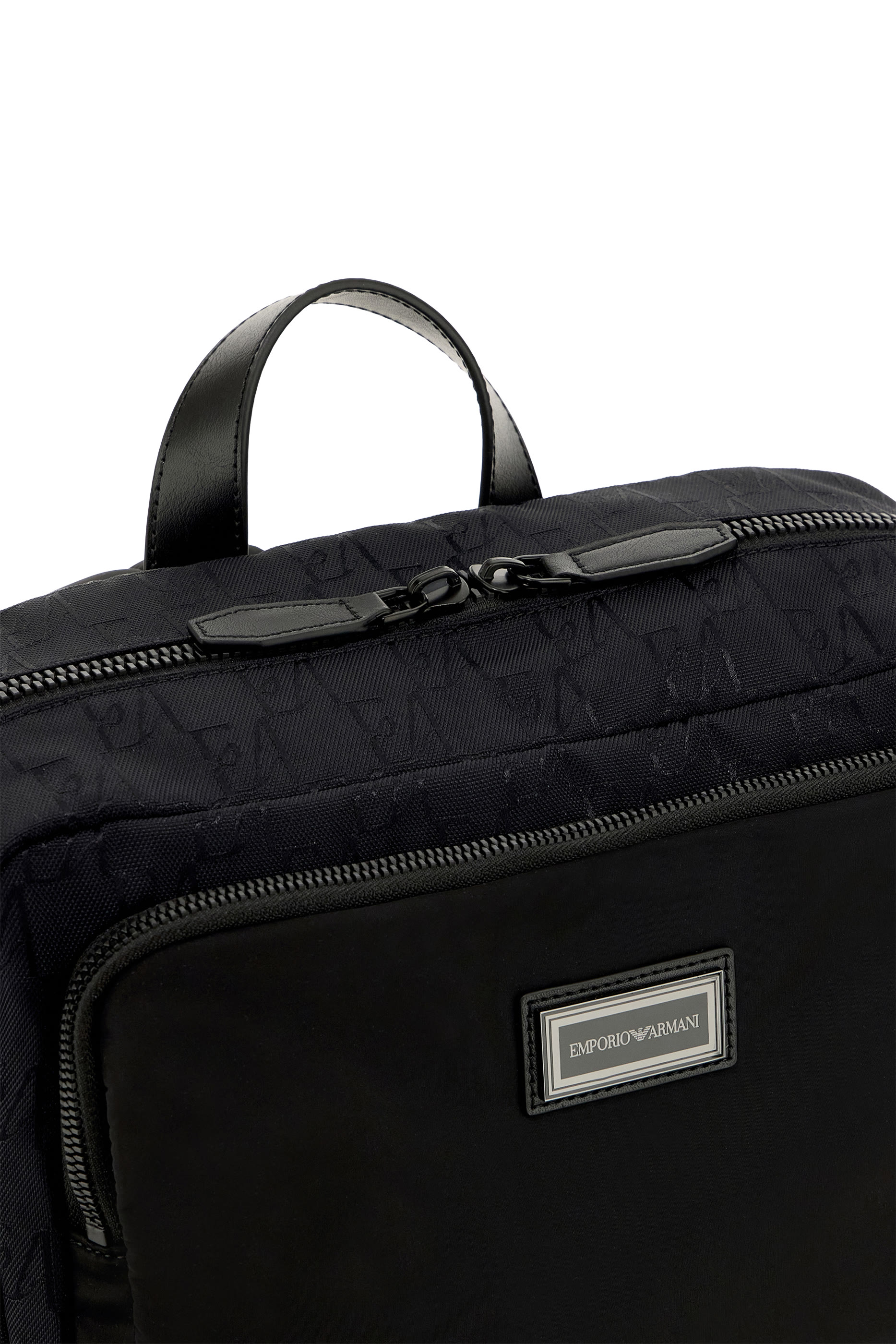 Embossed Flap Pocket Backpack