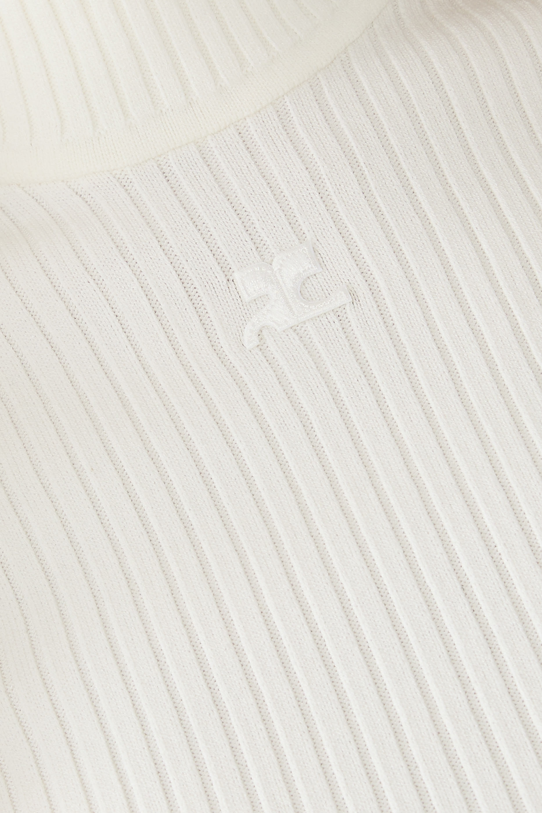 Reedition Short Sleeves Rib Knit Sweater