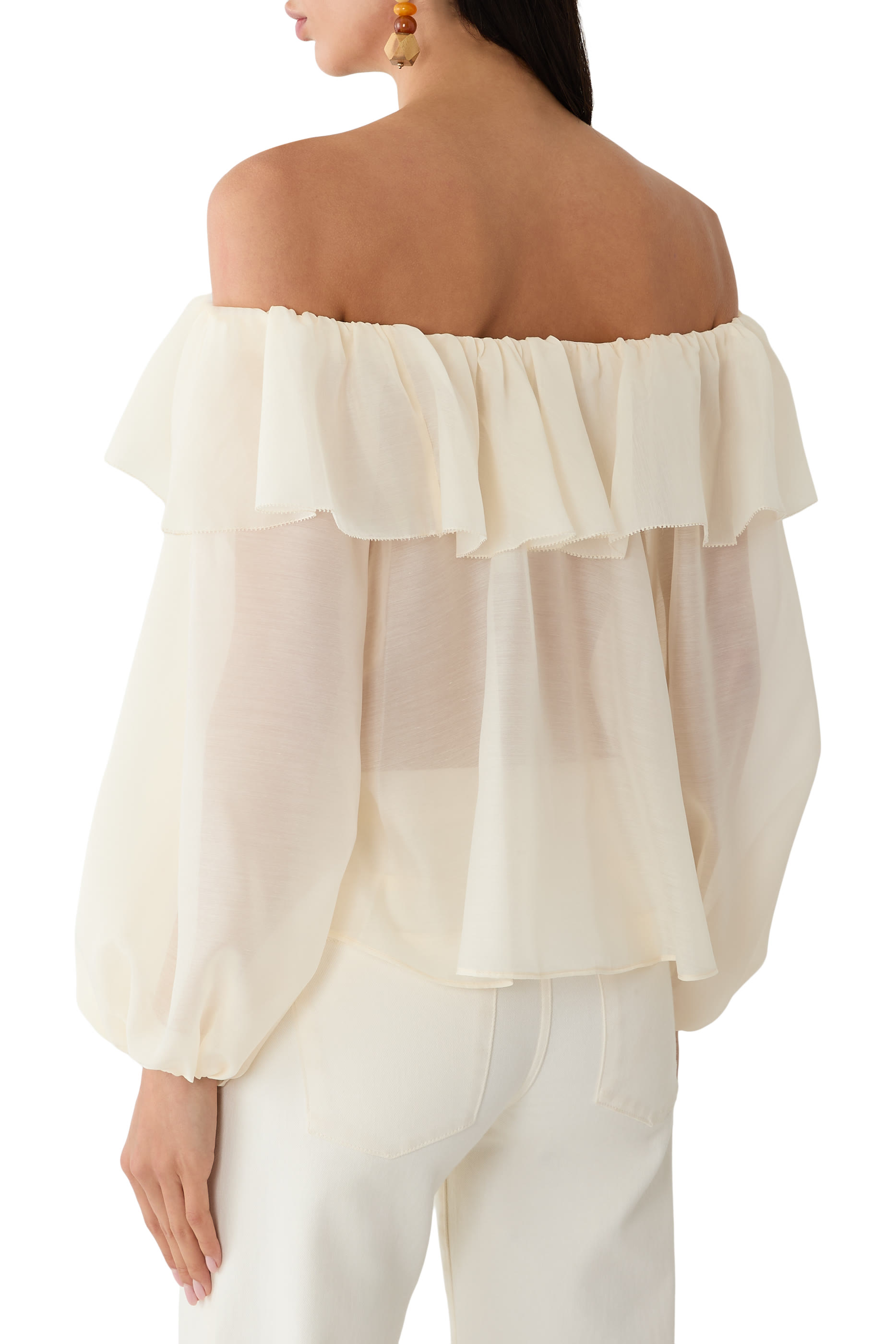 Alta Off-the-Shoulder Ruffle Blouse