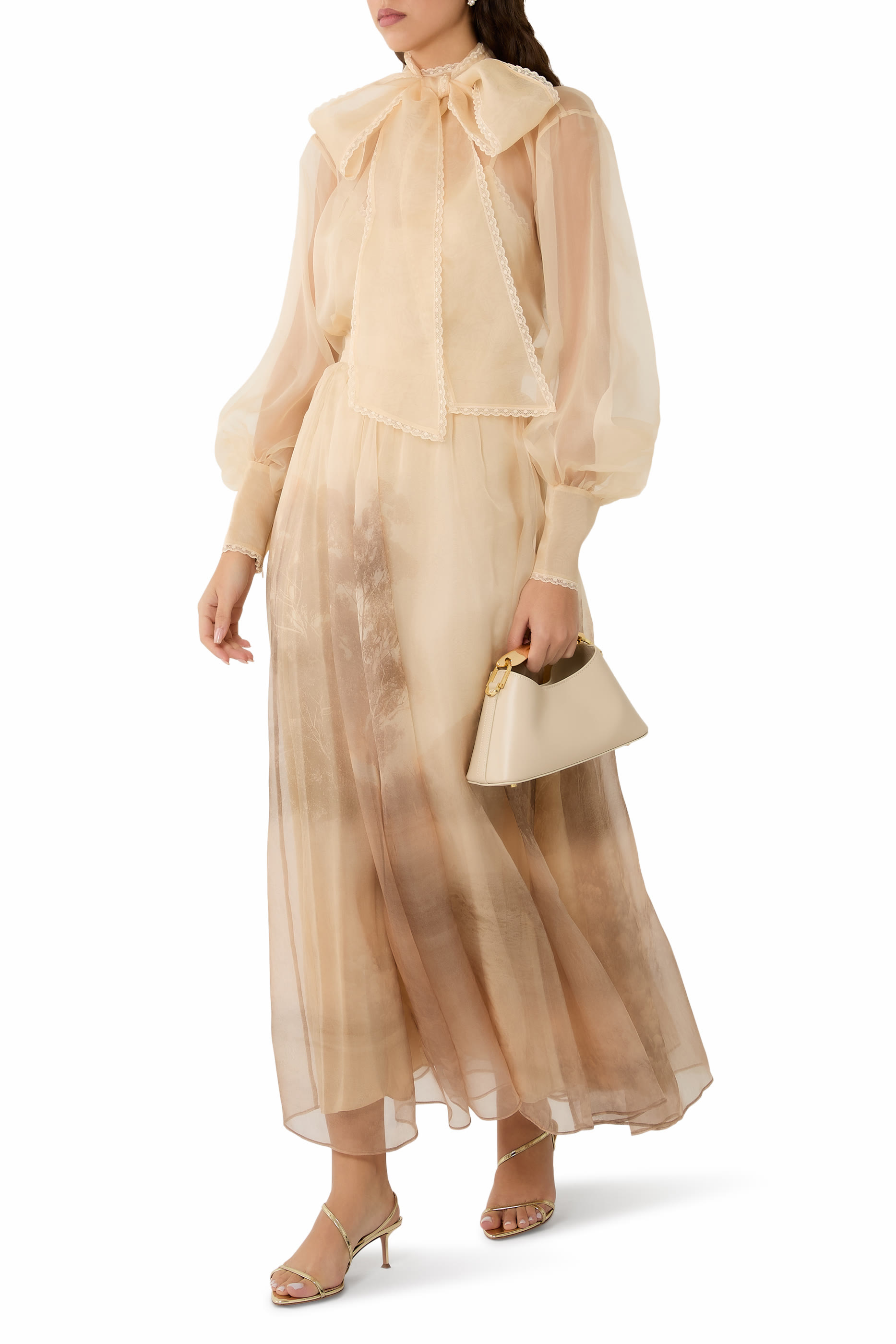 Memento Organza Maxi Skirt 