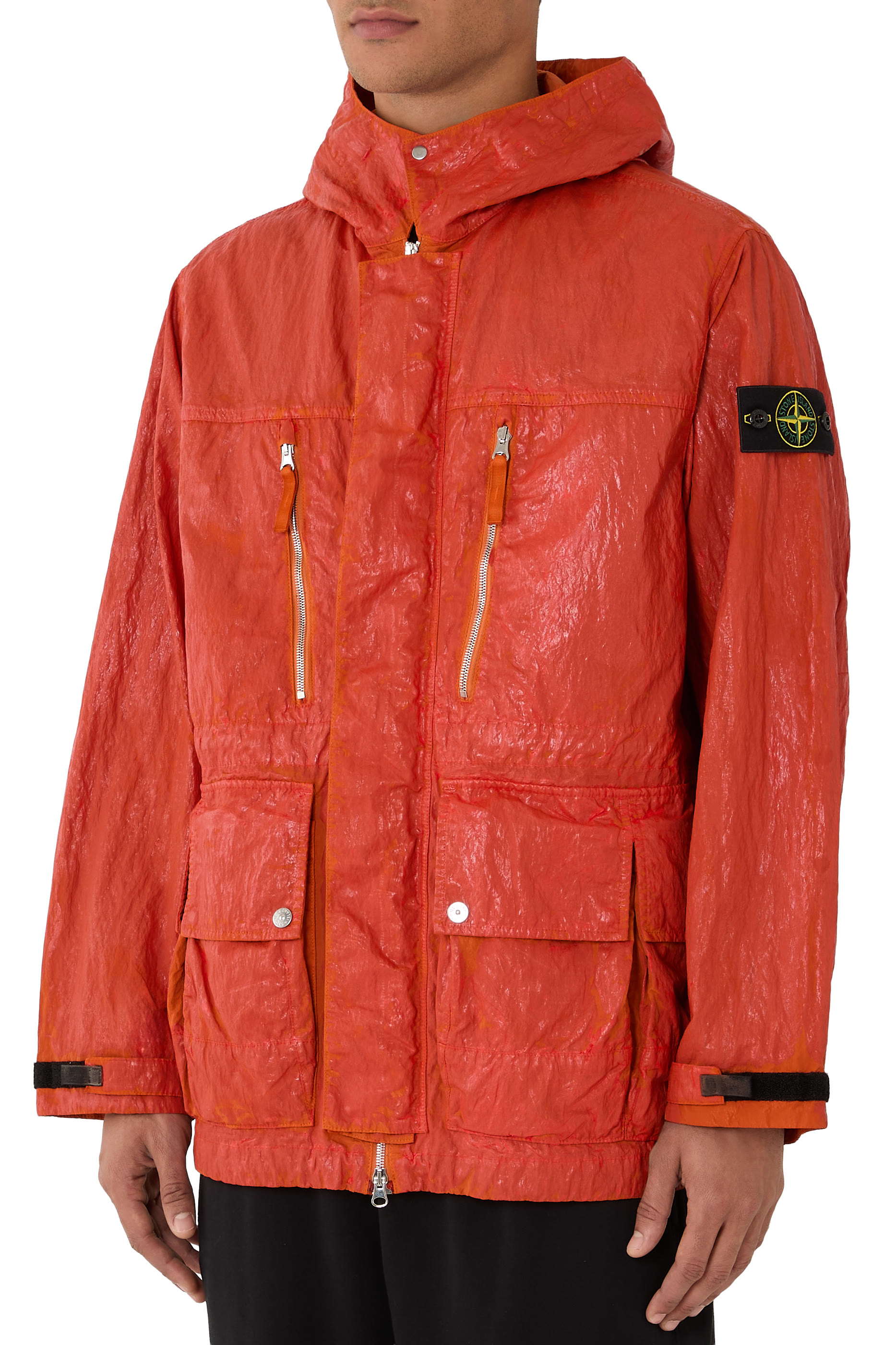 Hooded Jacket with Multiple Pockets