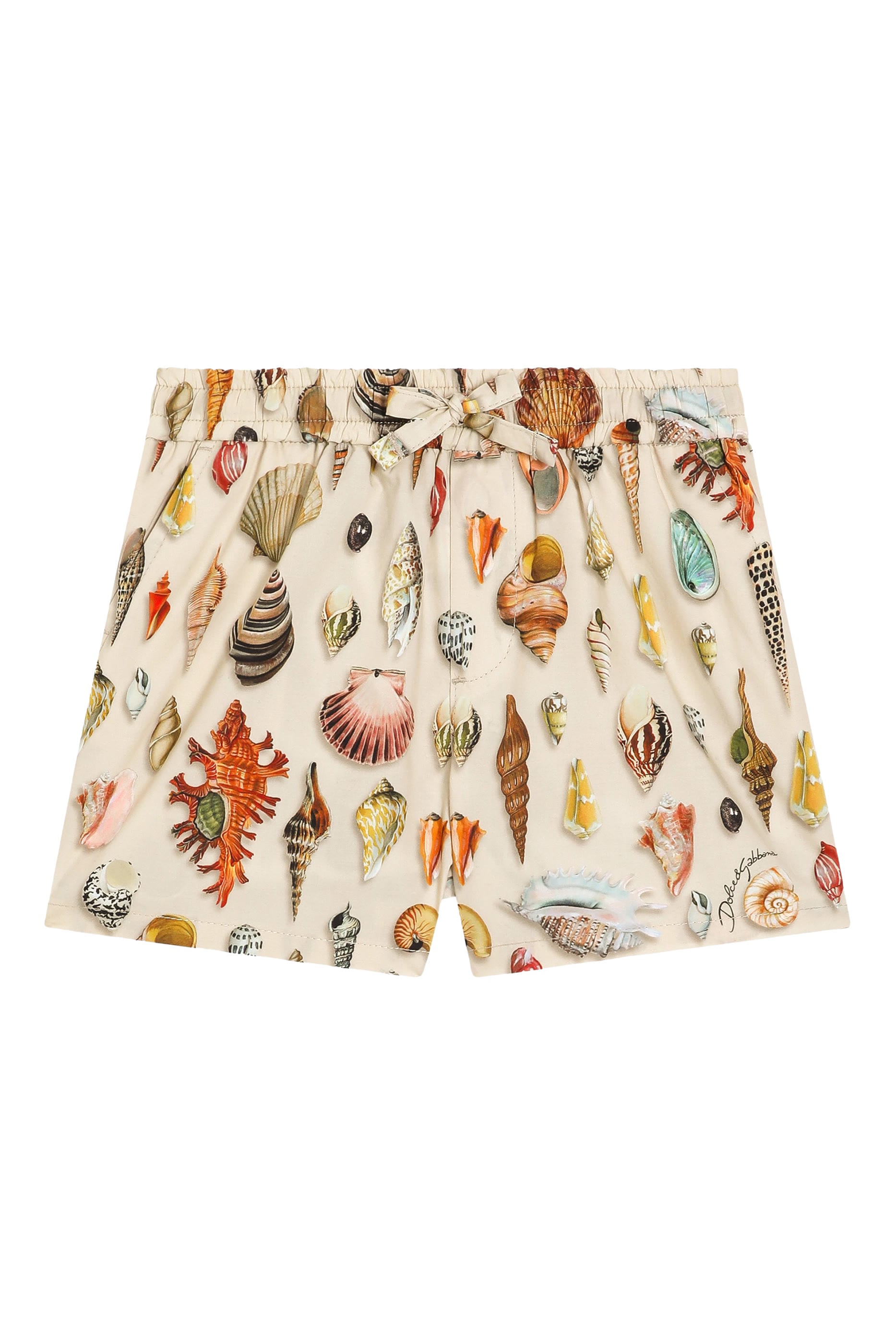 Kids Shell-Print Poplin Bermuda Shorts