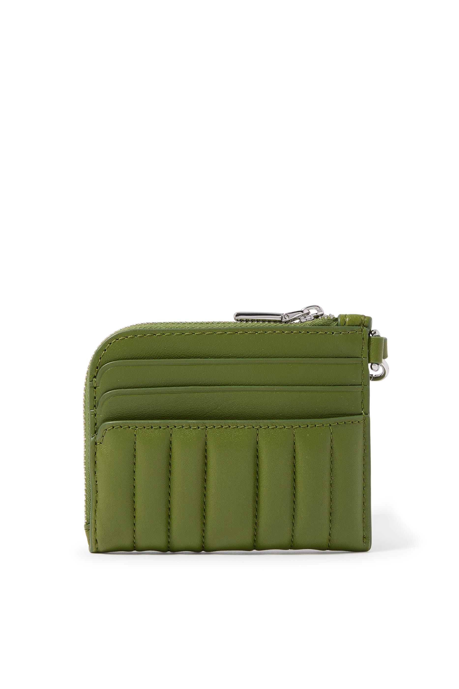 Deco Quilted Coin Card Case Wristlet 
