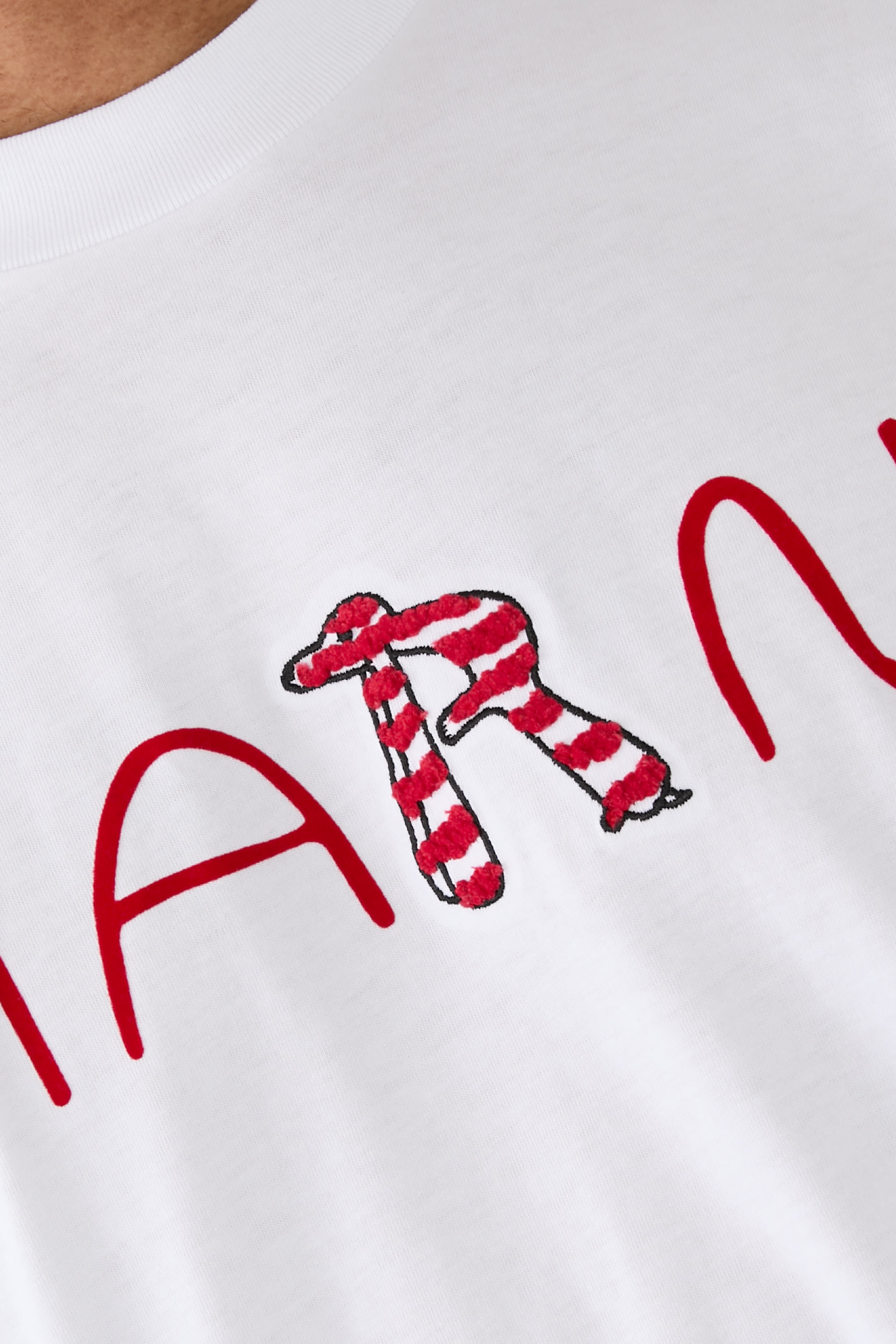 Flocked Animal Alphabet Logo T-Shirt