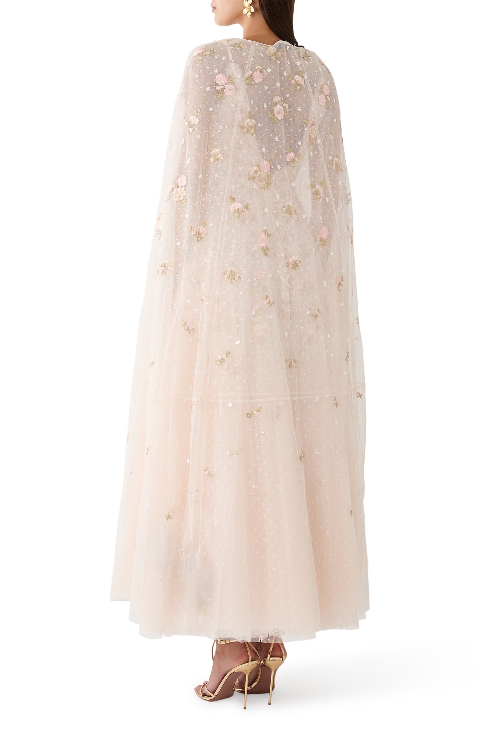 Henrietta Rose Tie Cape 