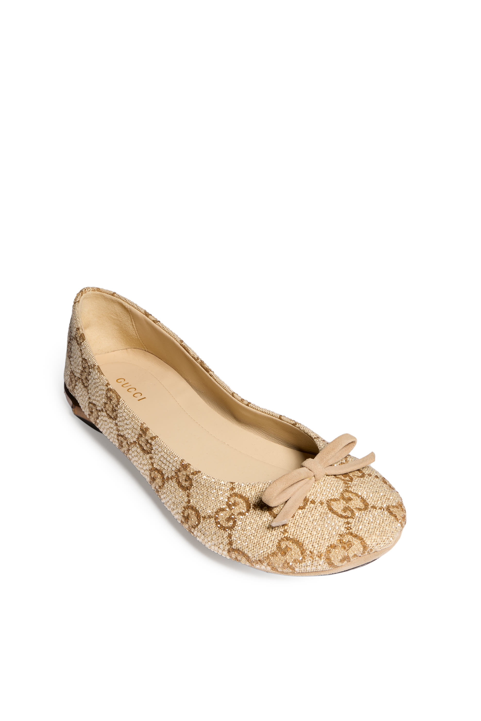 GG Crystal Ballet Flats