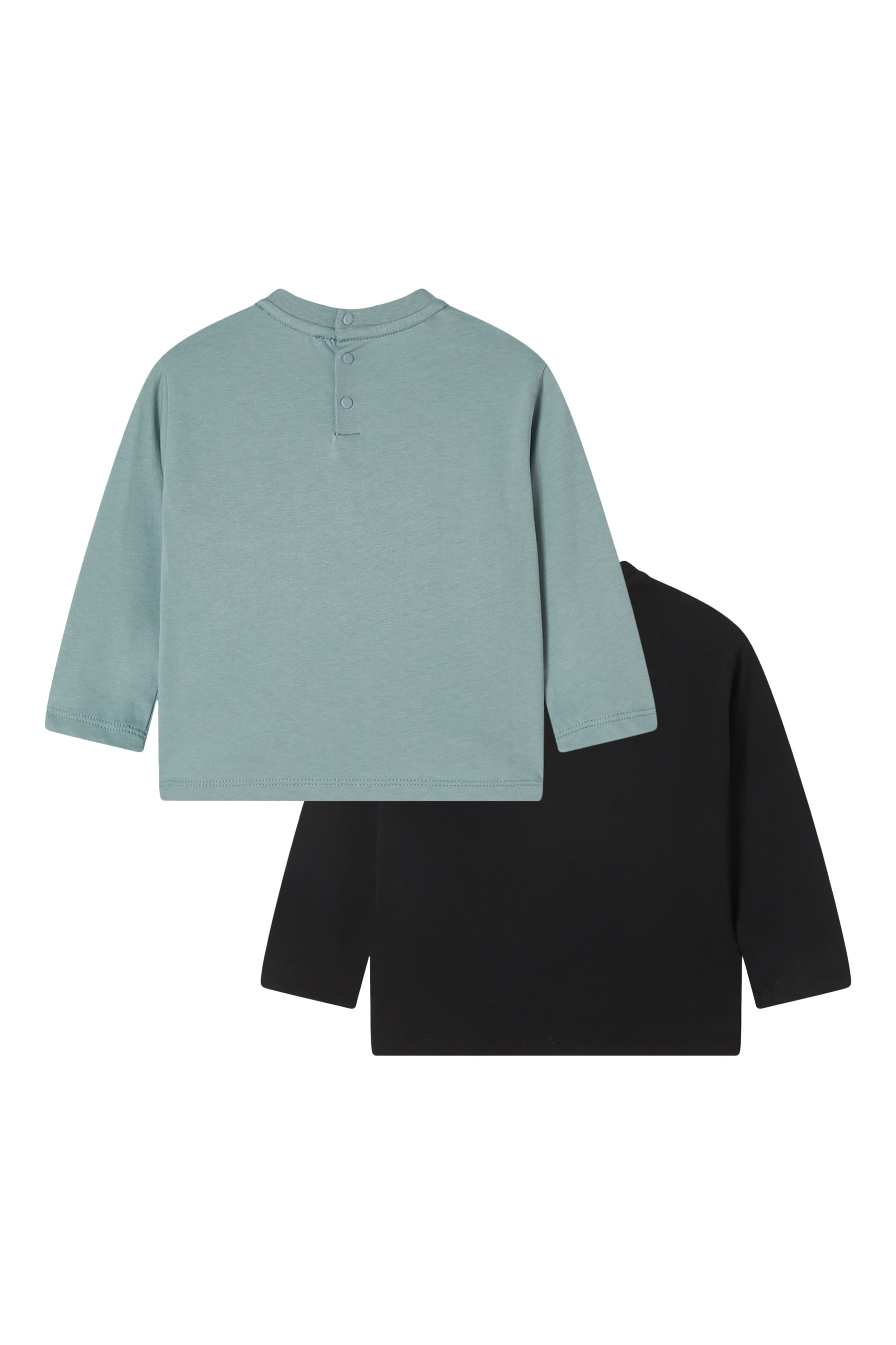 Long-Sleeved Jersey T-Shirt, Set of 2