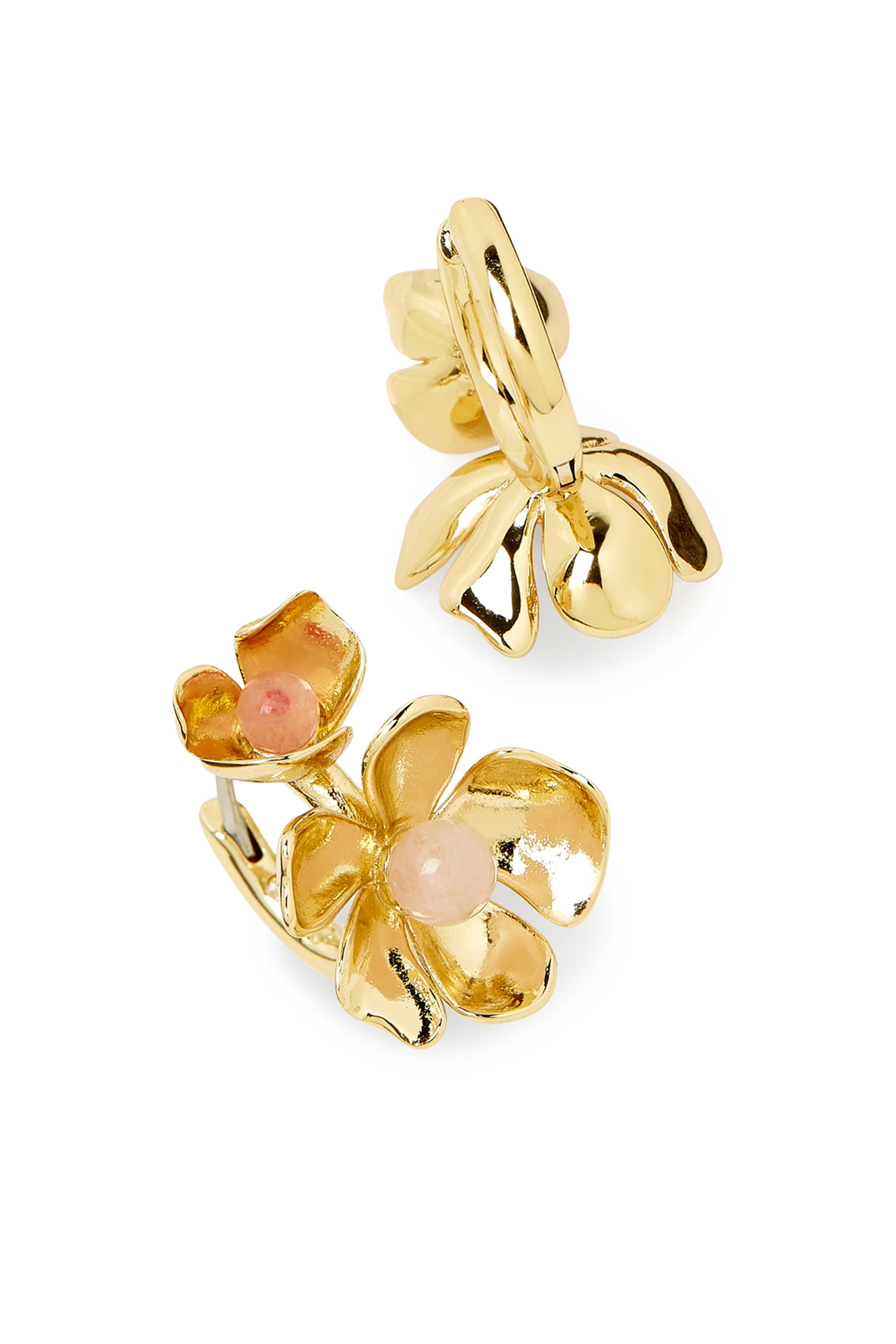 Gilded Garden Huggie Earrings