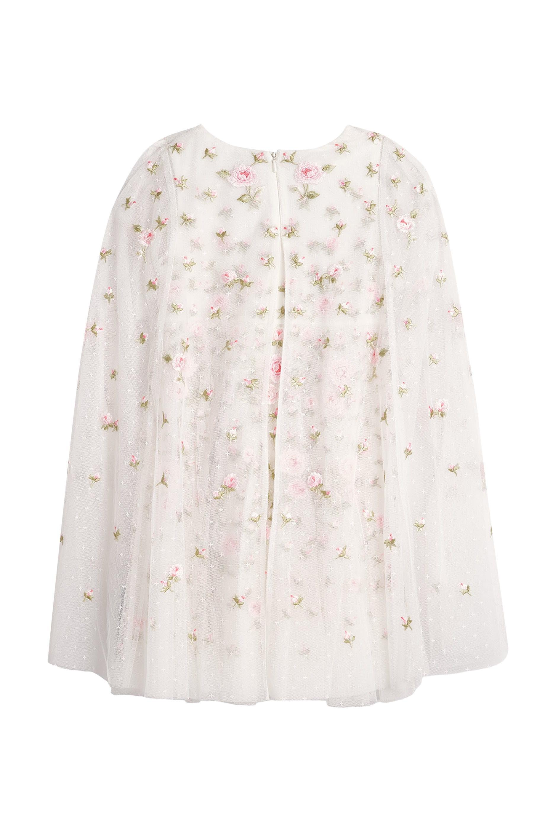 Kids Rose Bloom Cape Dress 