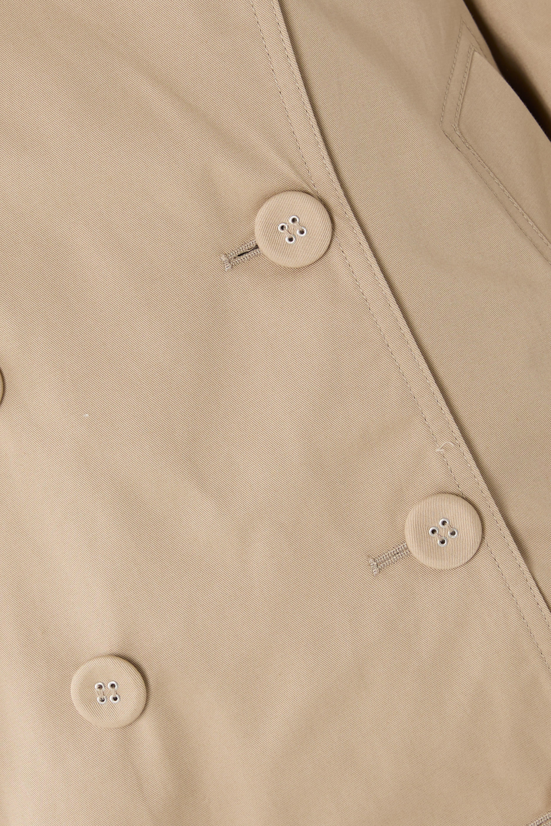 Twill Double-Breasted Trenchcoat