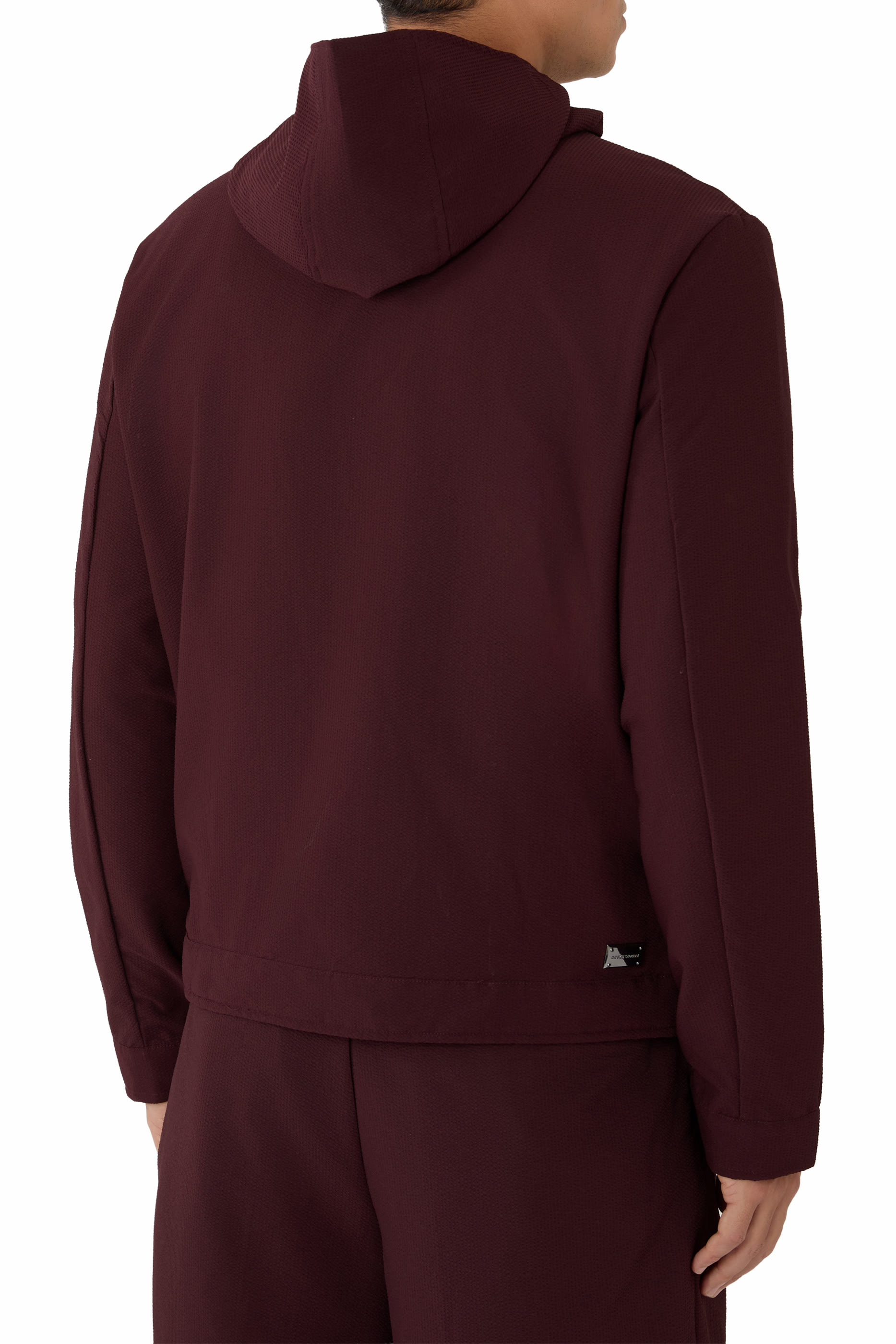 Down and Feather Padding Blouson Jacket