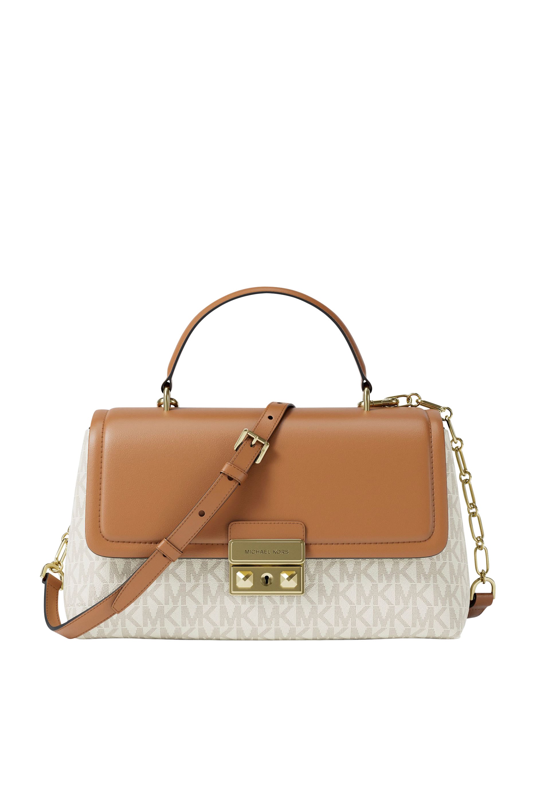 Tribeca Medium Signature Logo Satchel
