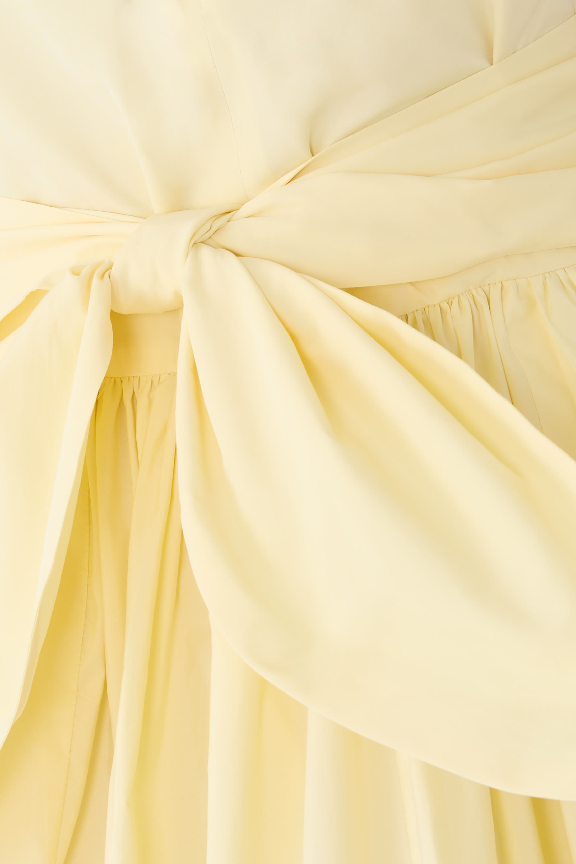 Knotted Recycled Faille Mini Bloomer Dress