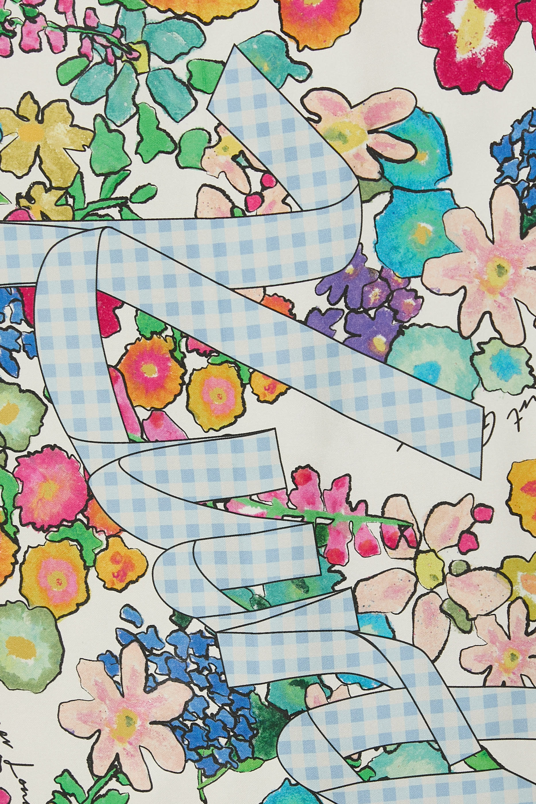 Flower Bandana Scarf