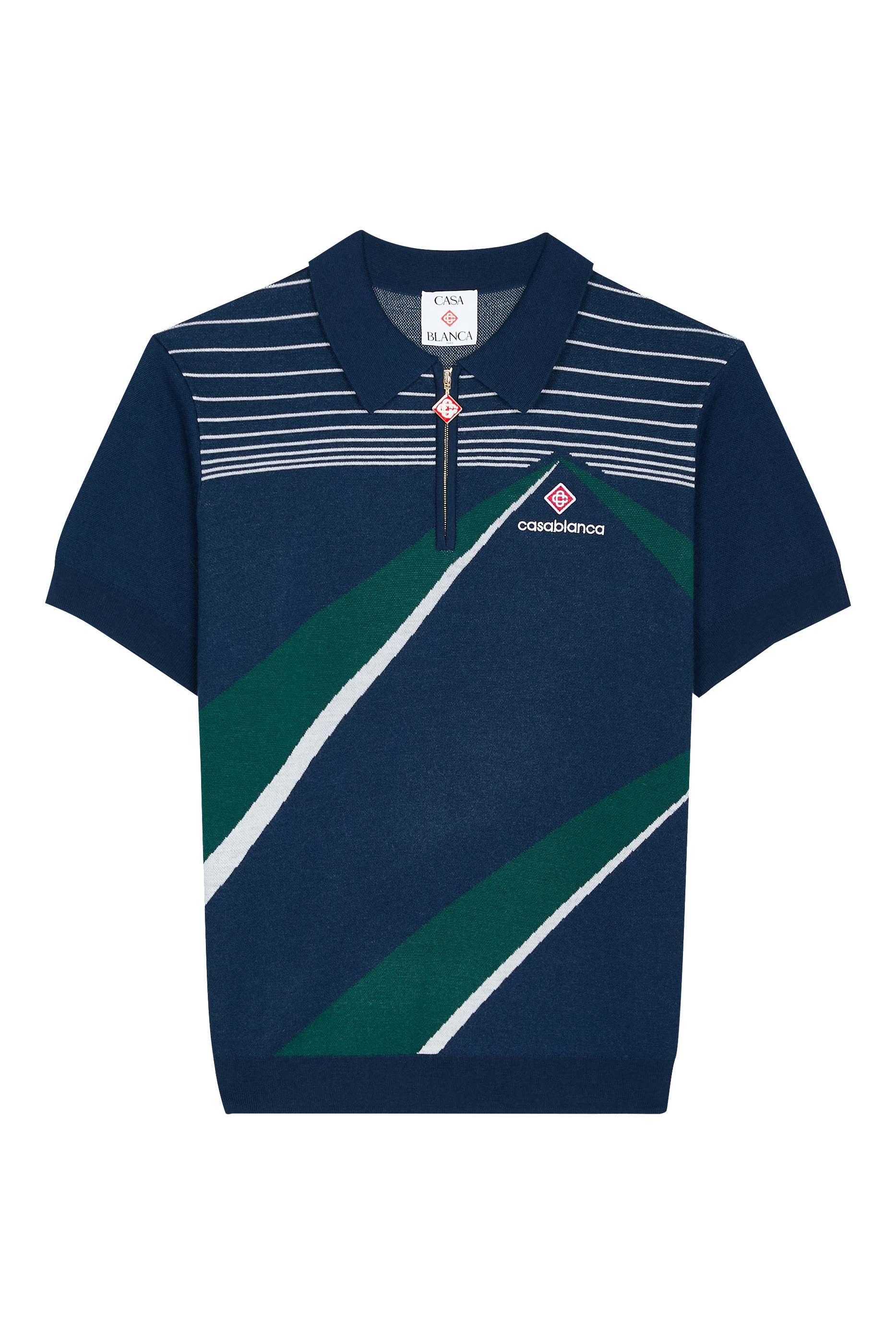 Pyramid Jacquard Polo Shirt