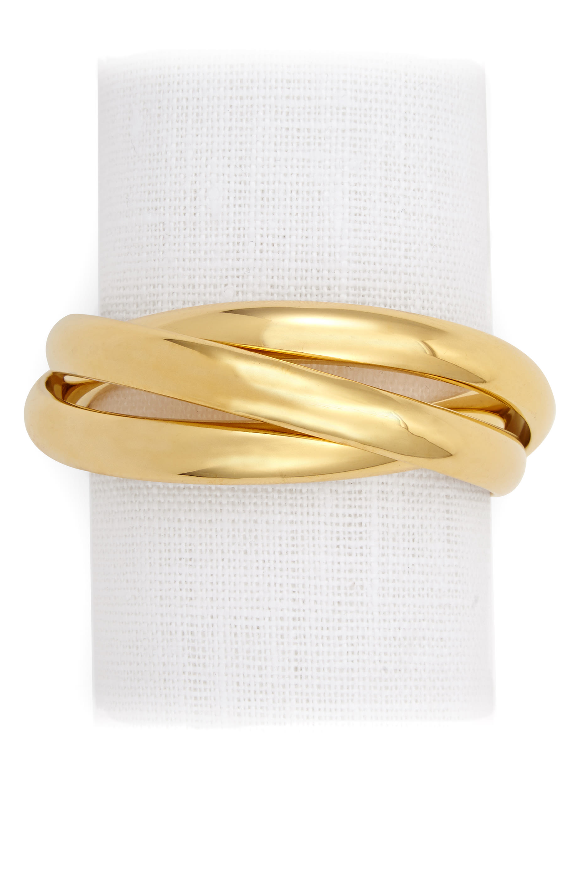 Three Ring Napkin Ring, Set of 4