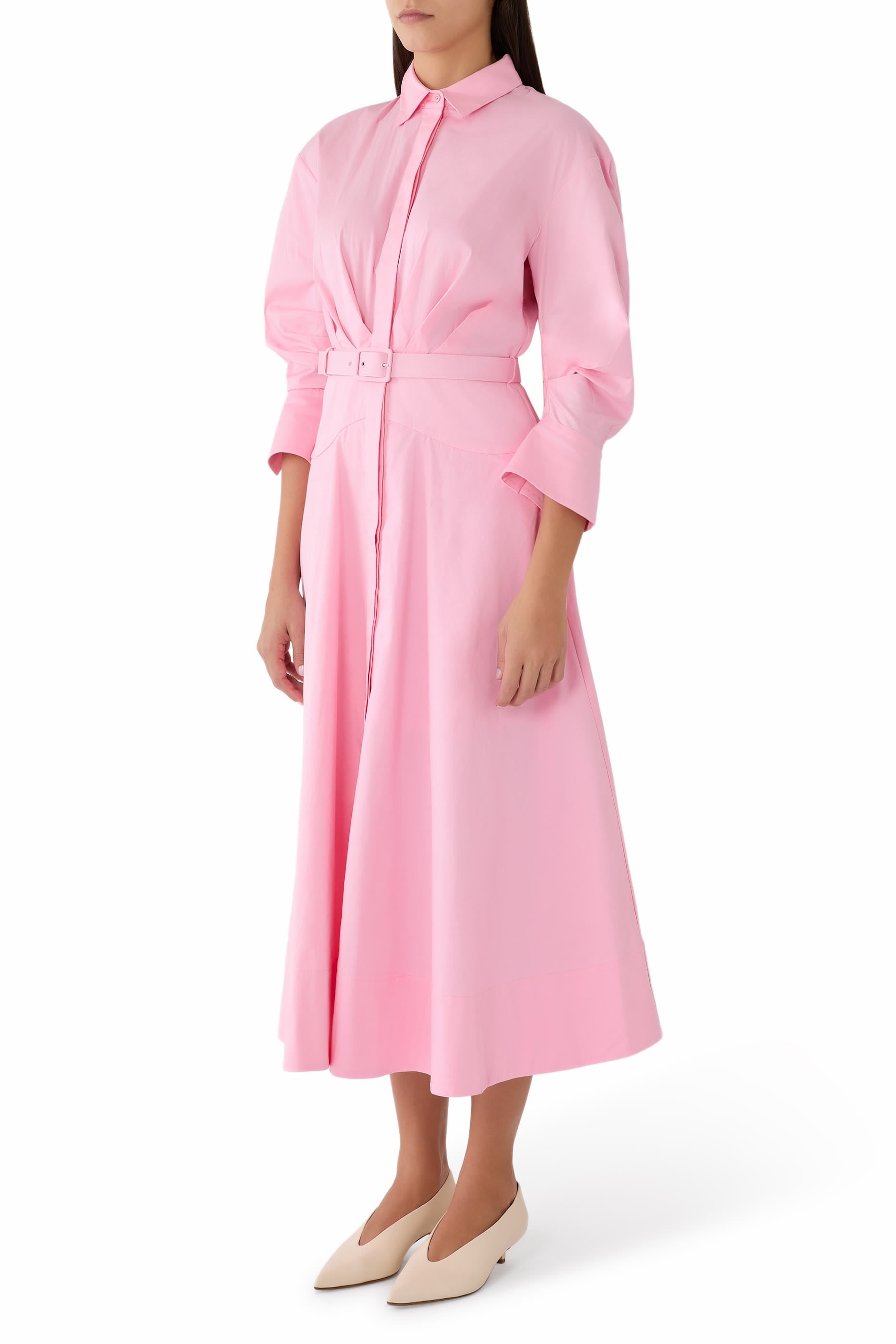 Dianthe Long-Sleeve Midi Dress 