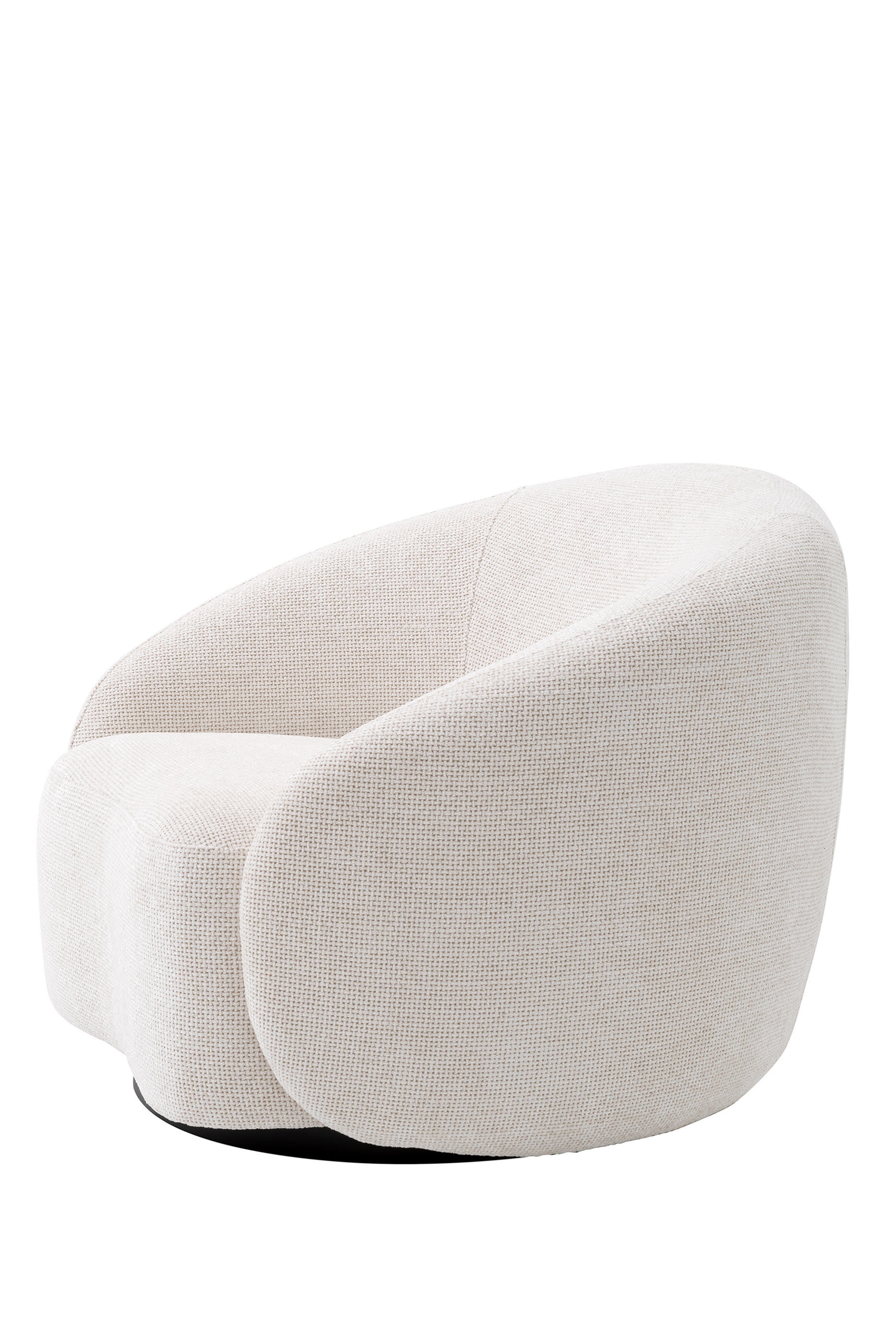 Amore Lyssa Off-White Swivel Chair