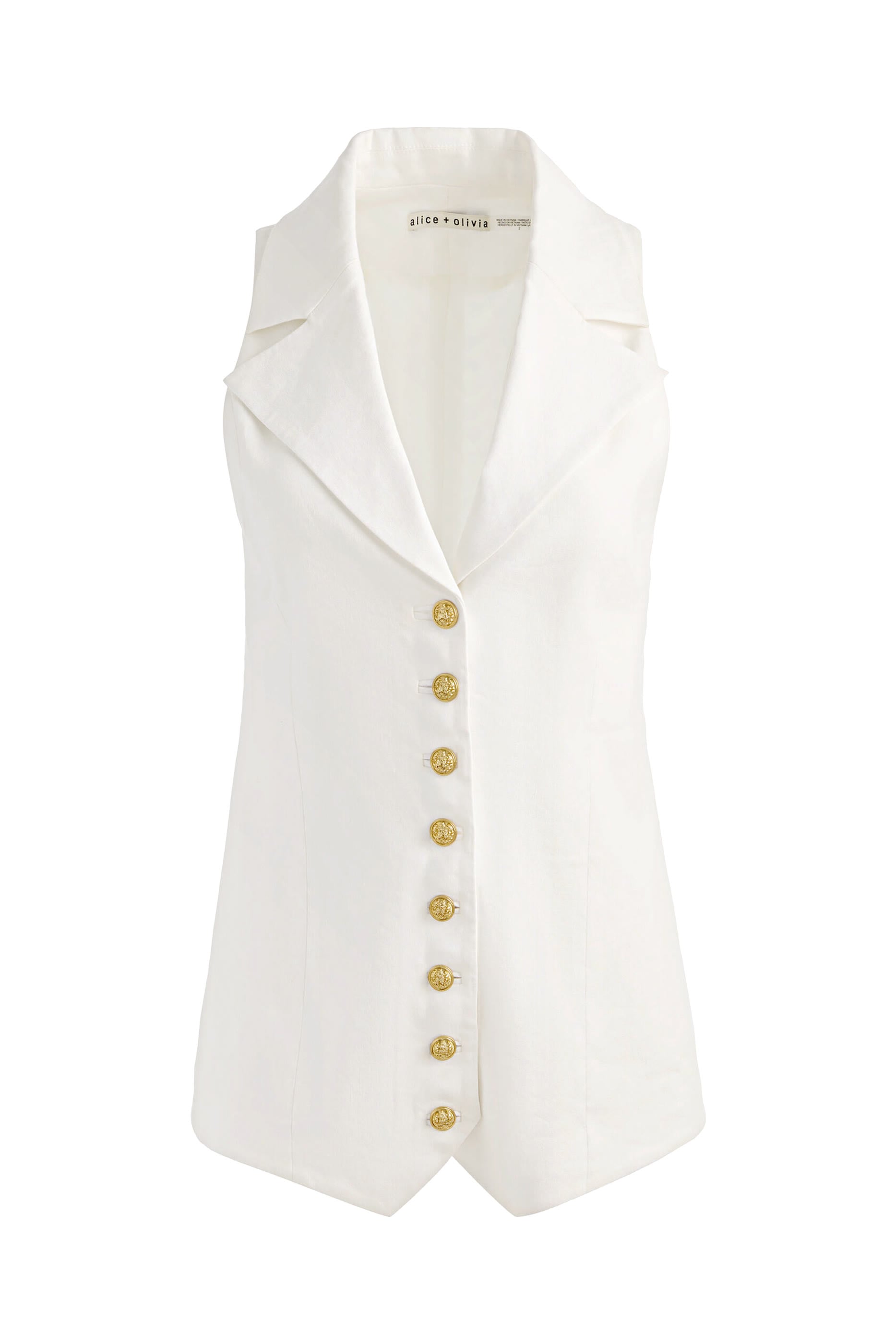 Pat Linen Vest 