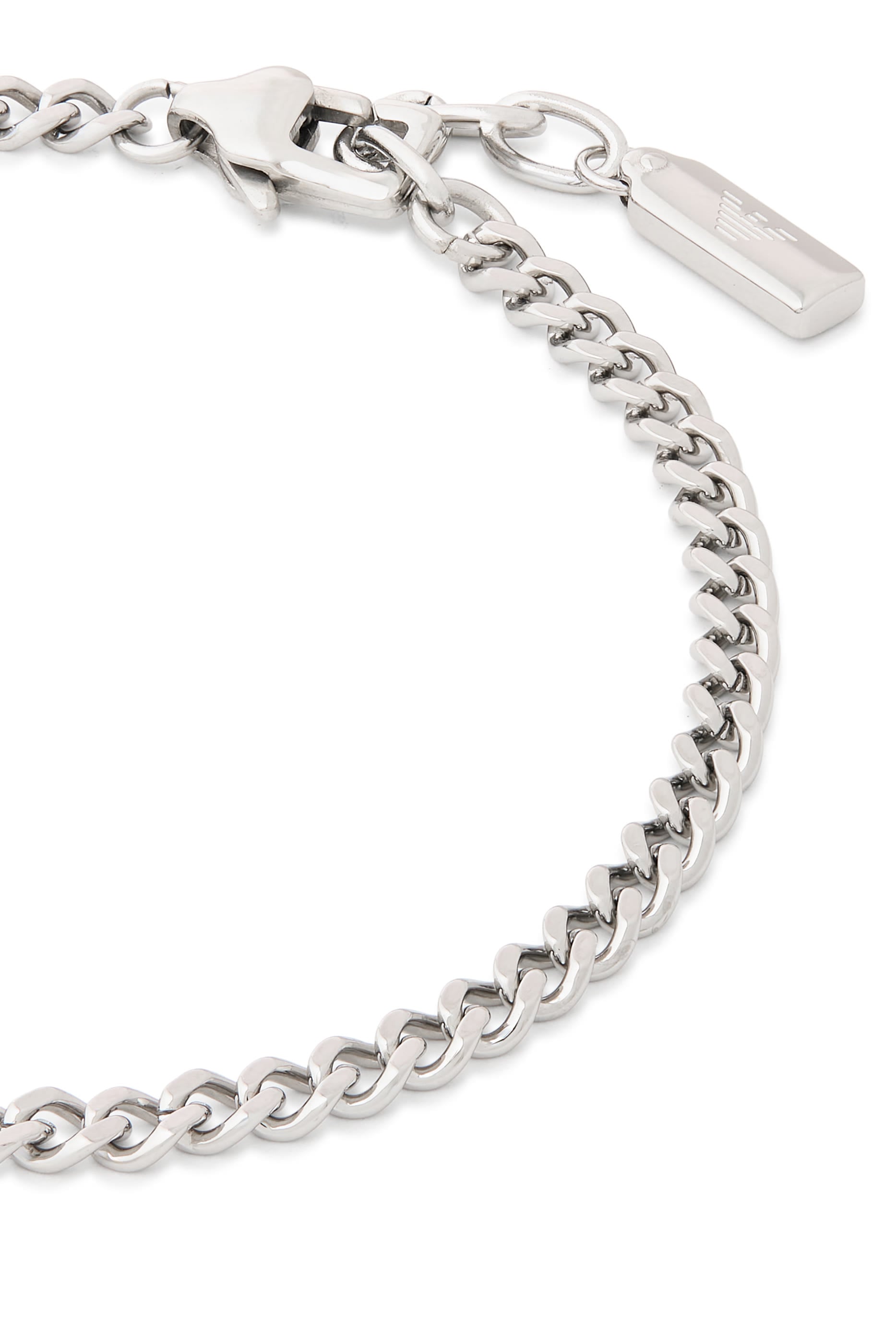 Eagle Logo Chain Bracelet, Stainless Steel