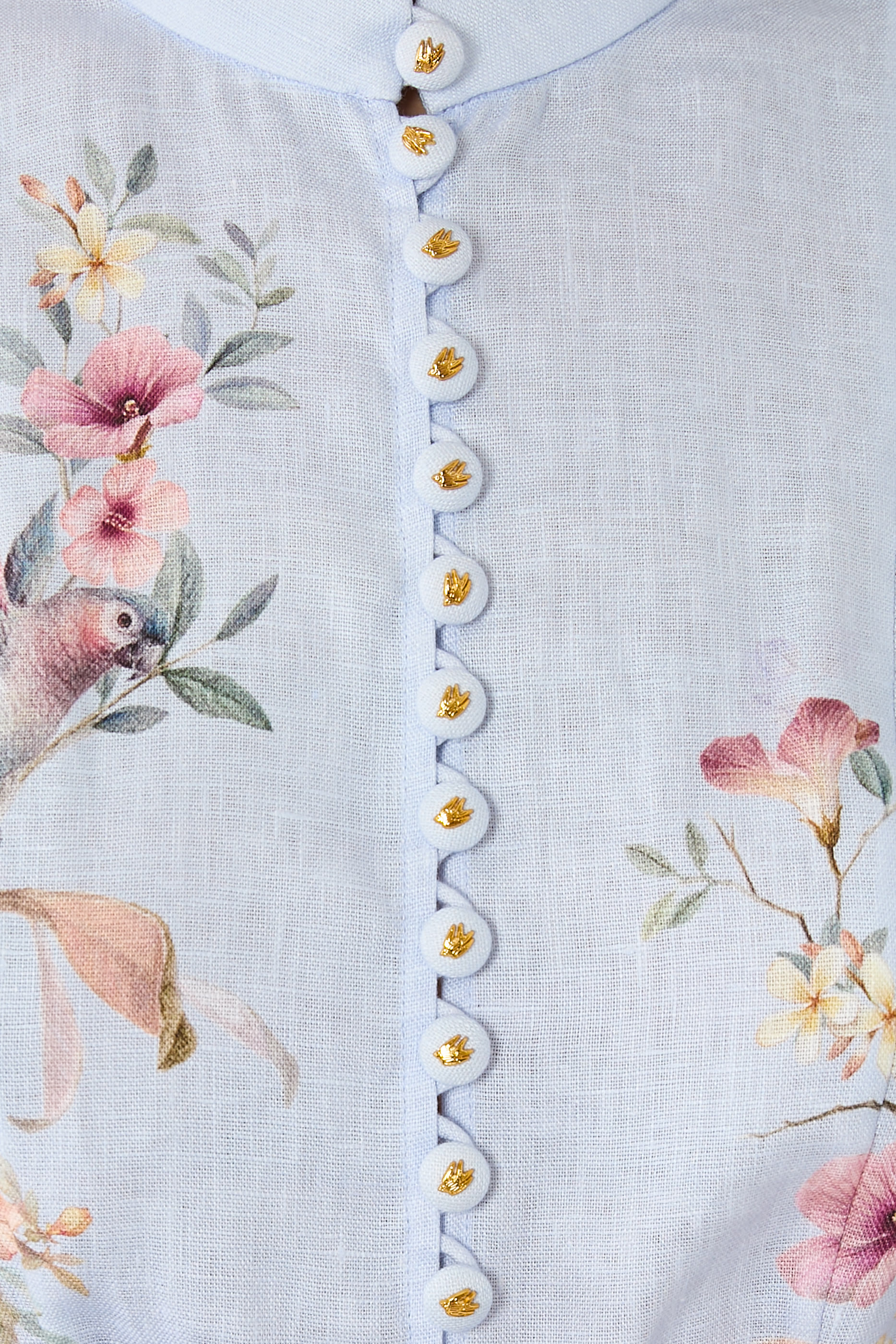 Rebellion Button Mini Dress