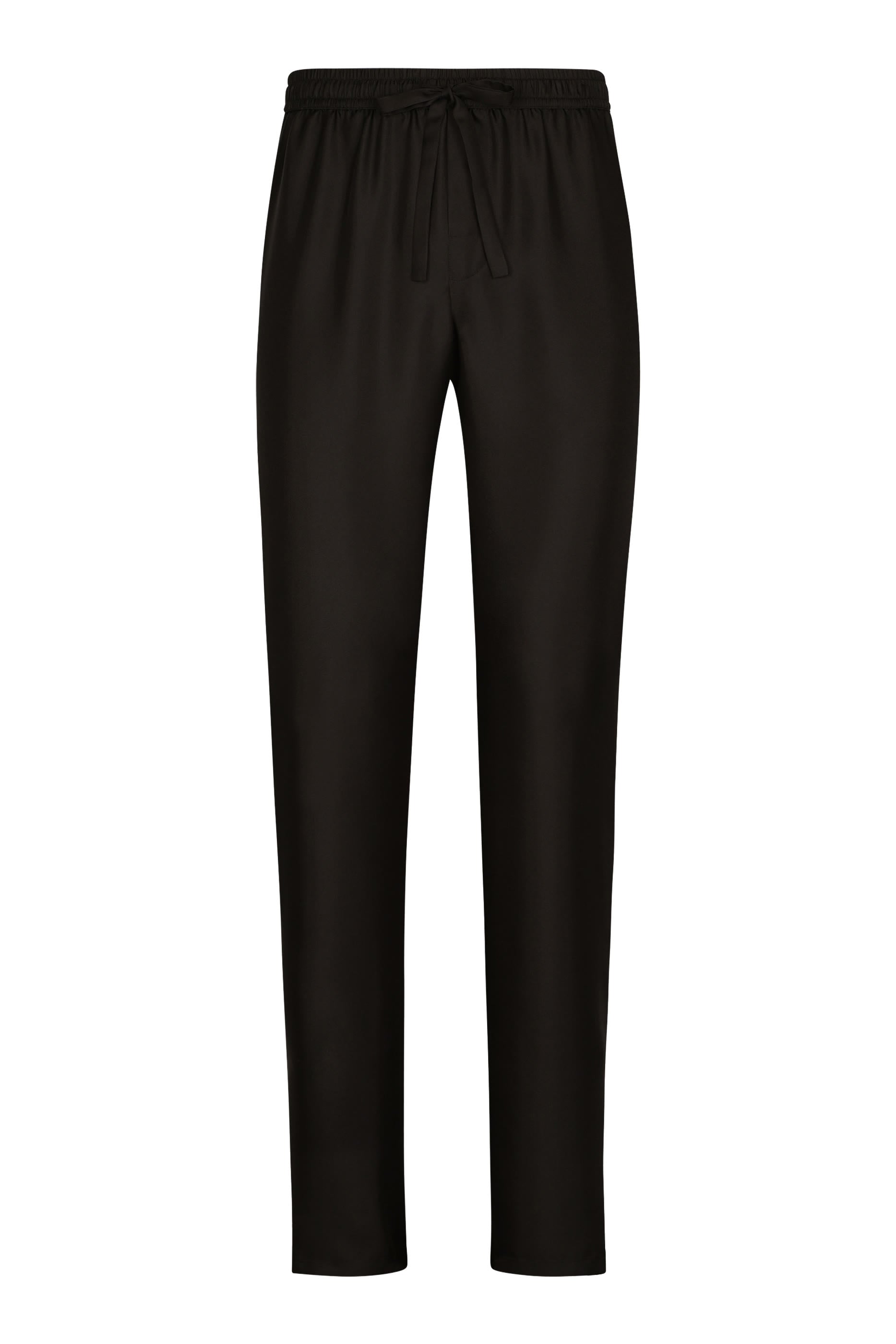 DG Embroidered Patch Silk Jogging Pants