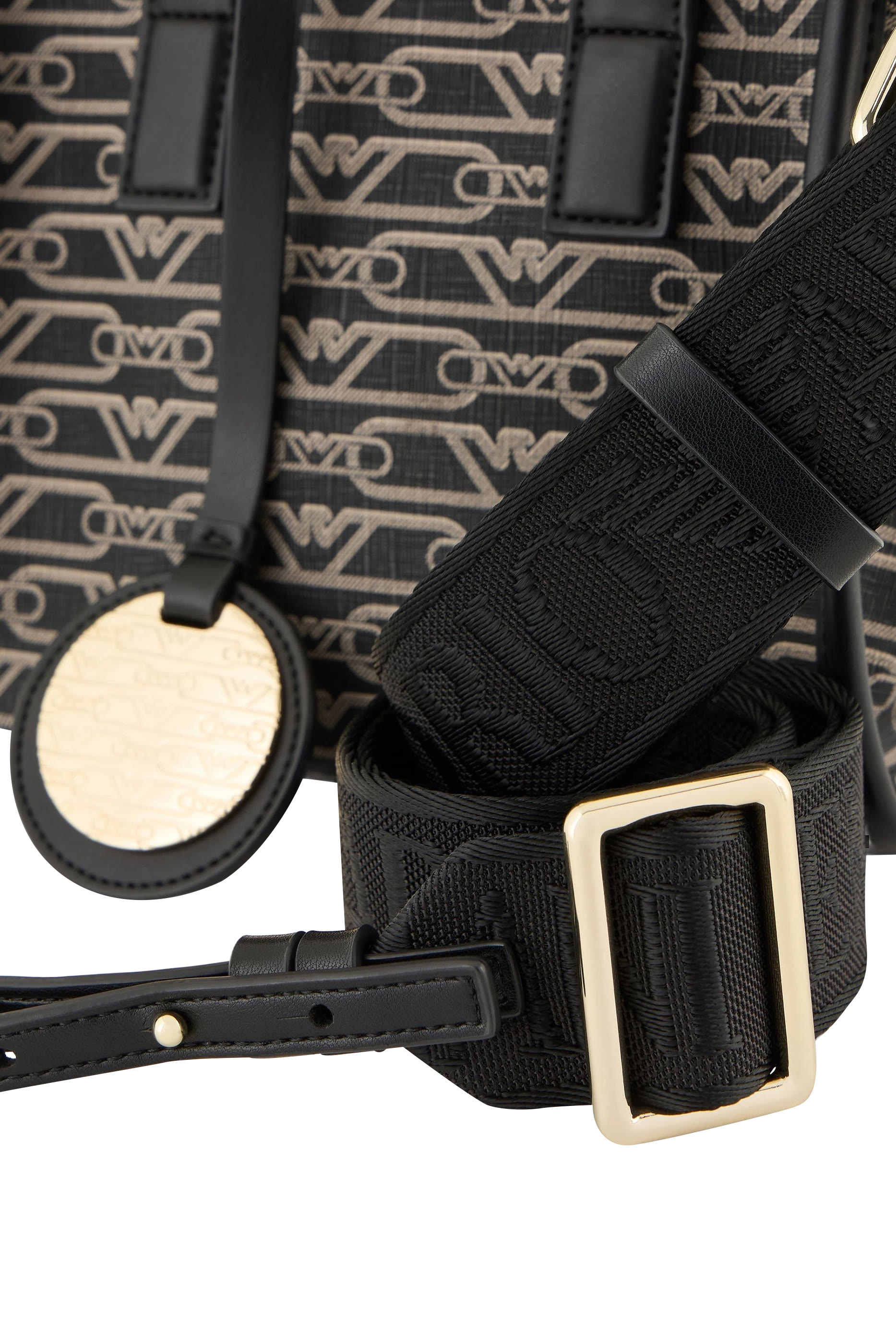 Small All-Over Monogram Print Shopper Bag