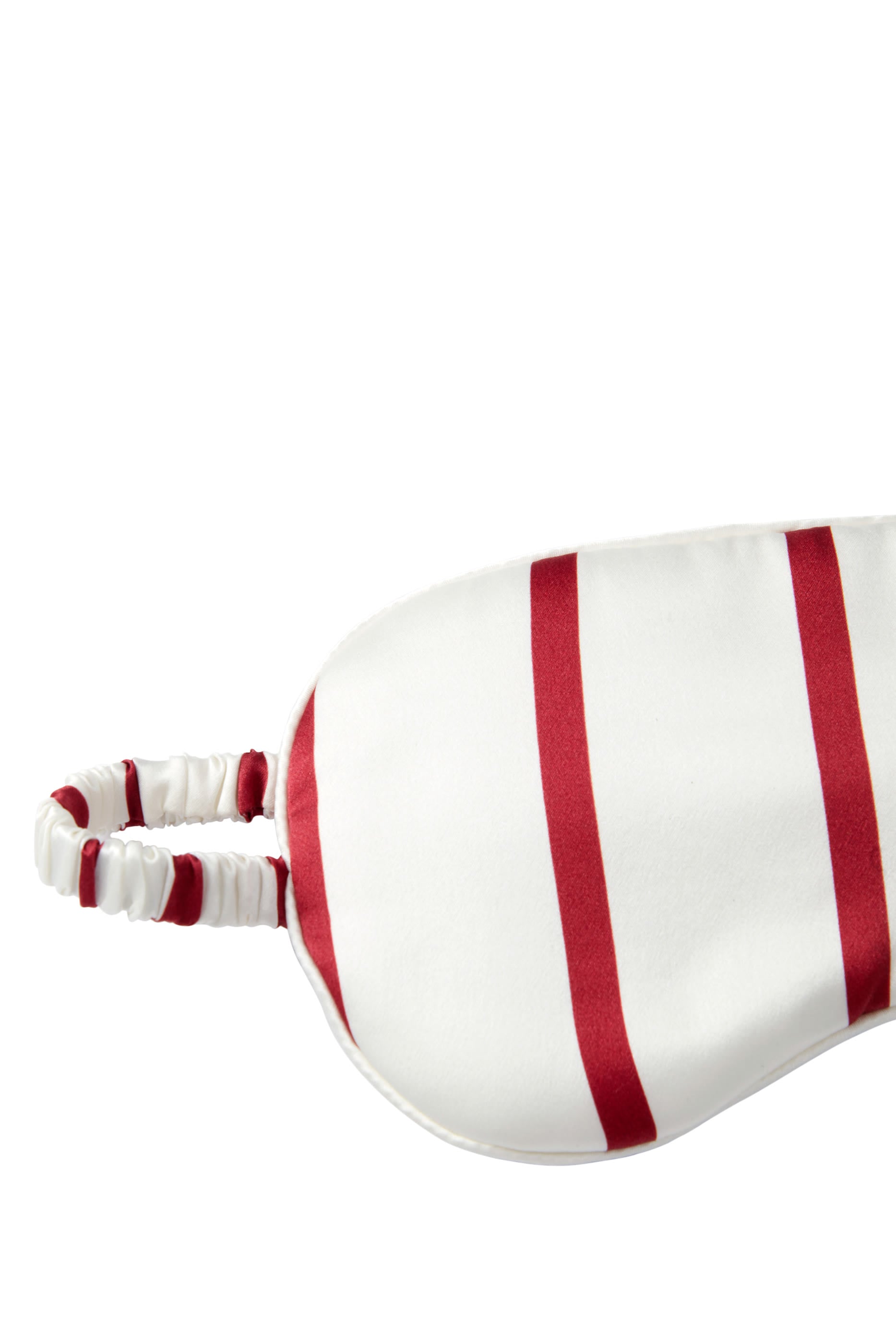 Silk Striped Eye Mask
