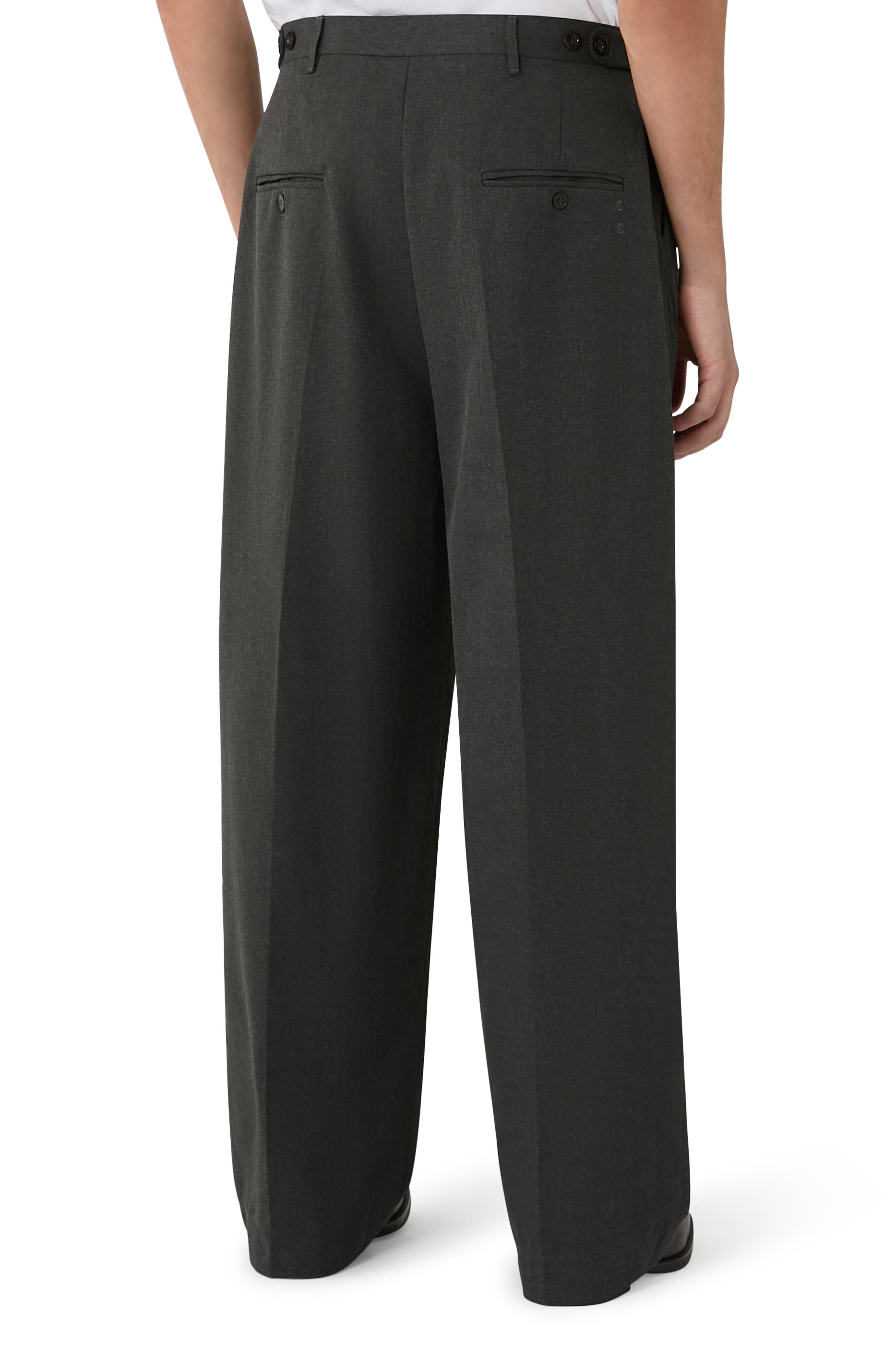 Tailored Wide-Leg Trousers