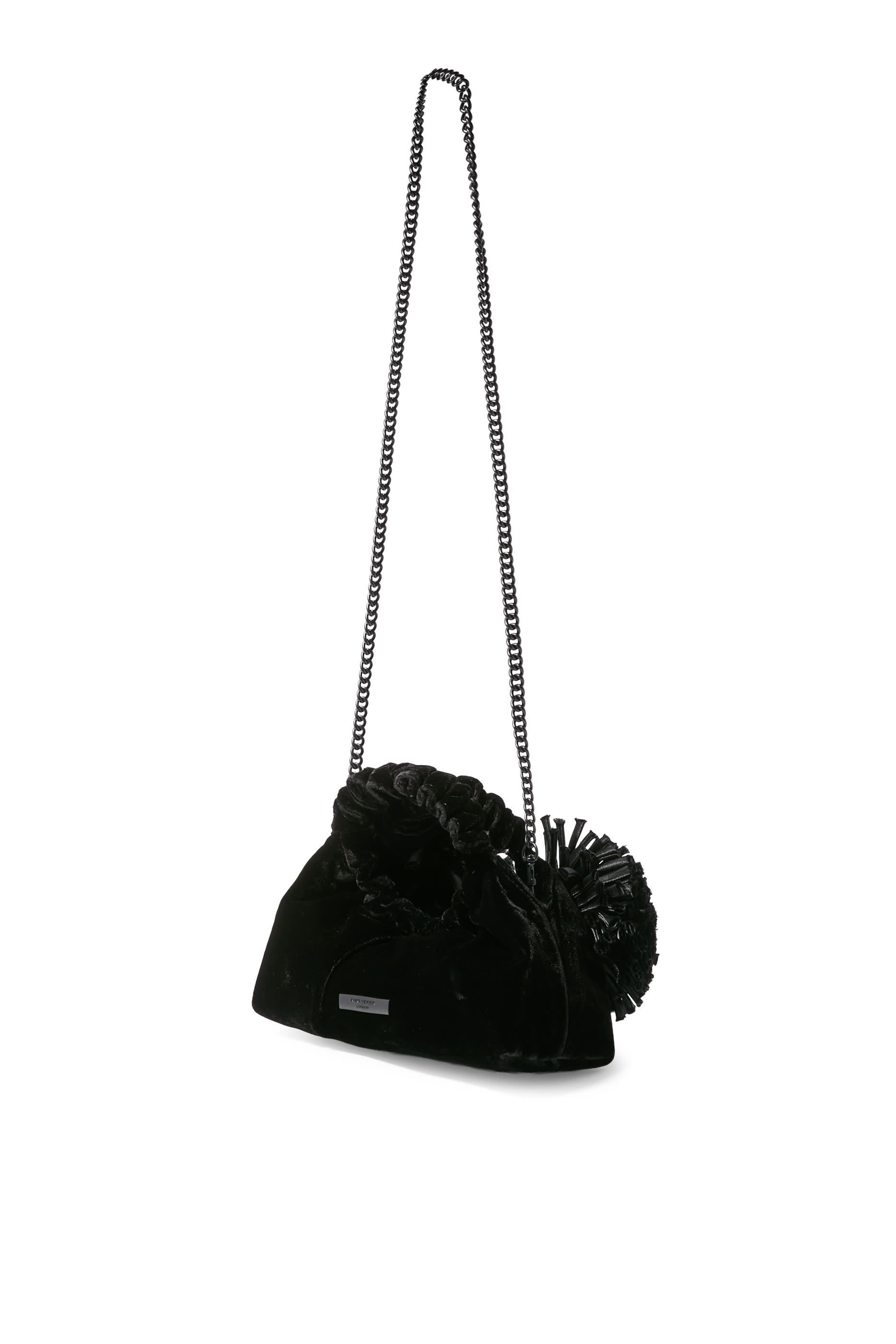 Mini Velvet Pom Tote