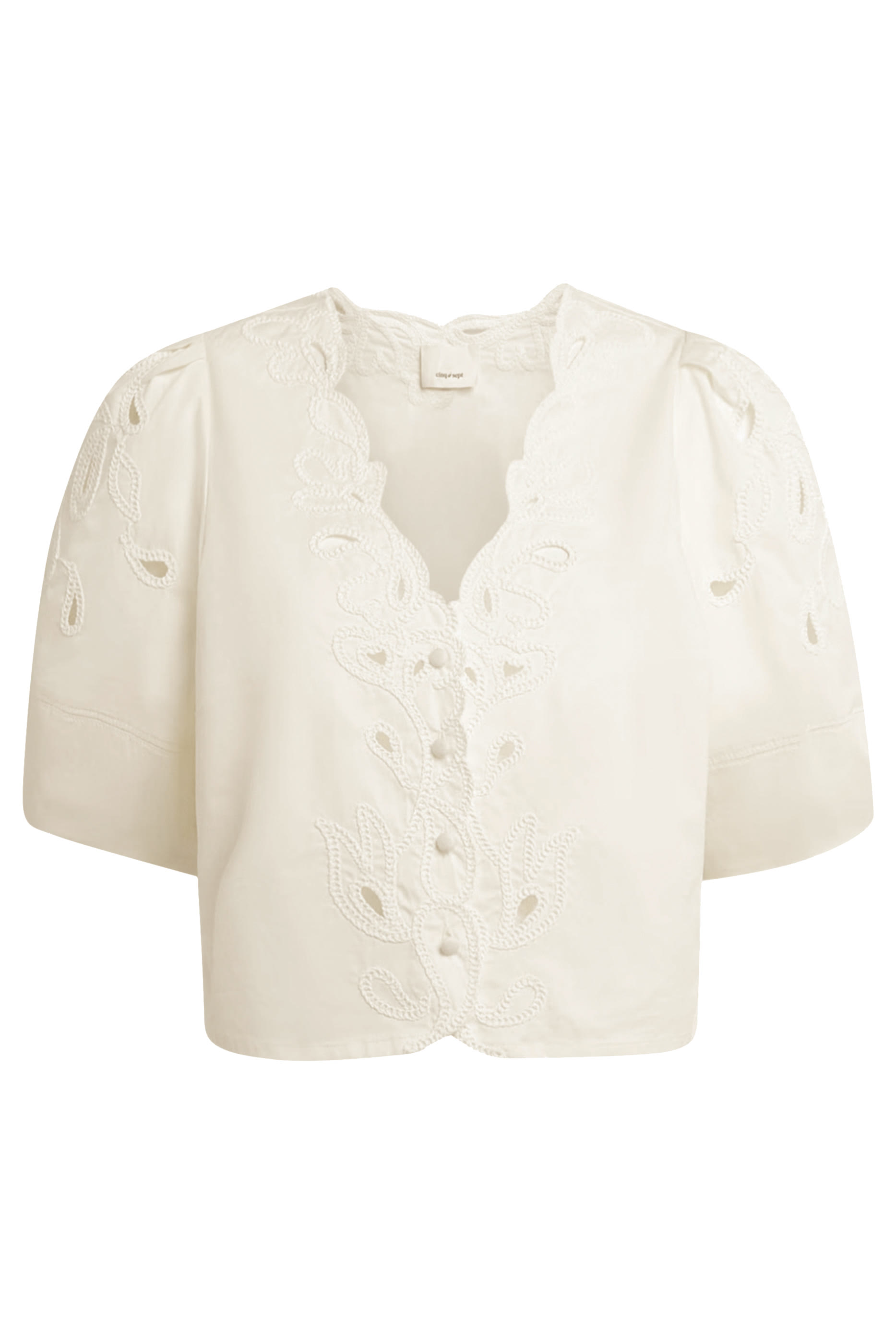 Paisley Bloom Embroidered Bellara Top
