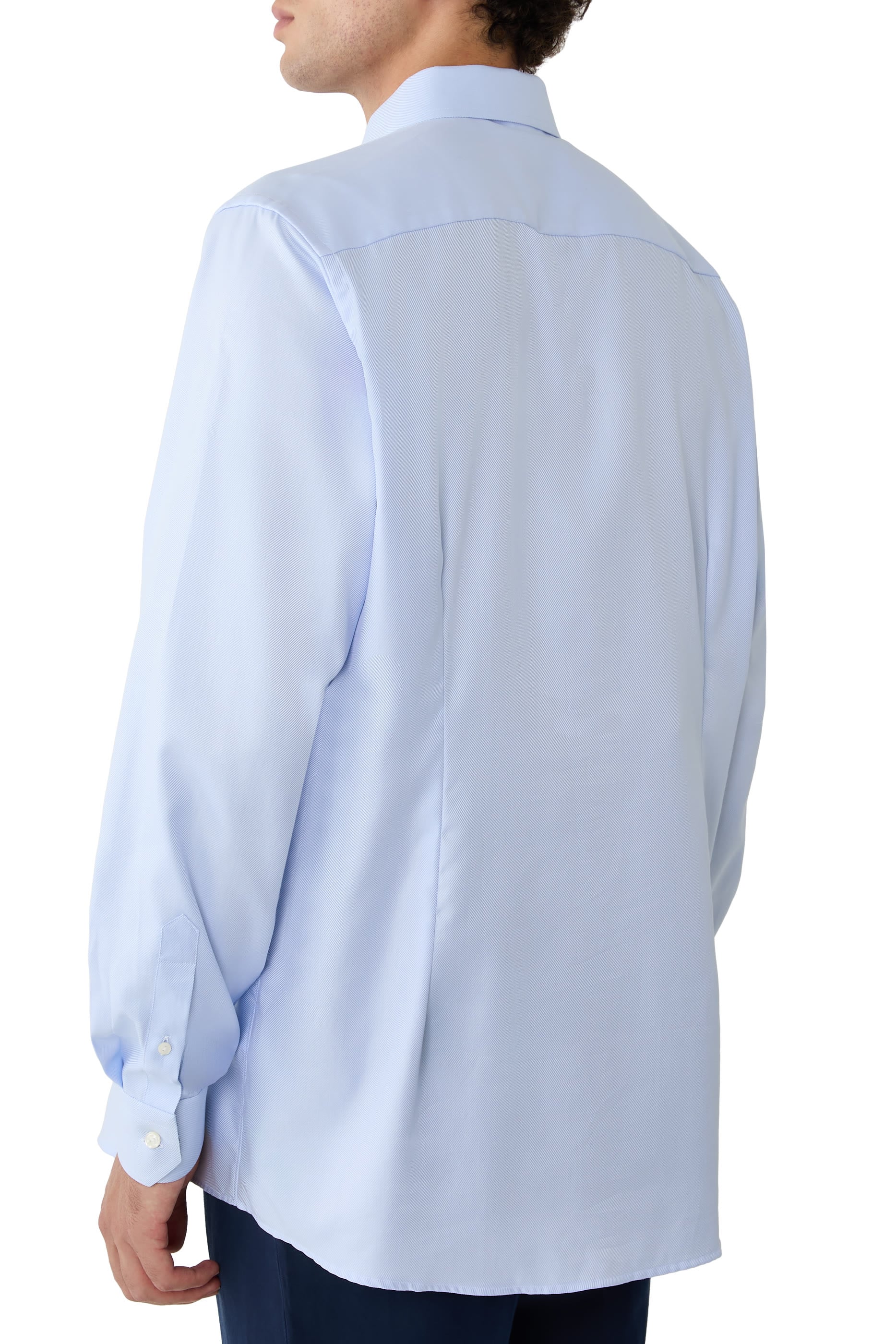 Textured Twill Effect Shirt