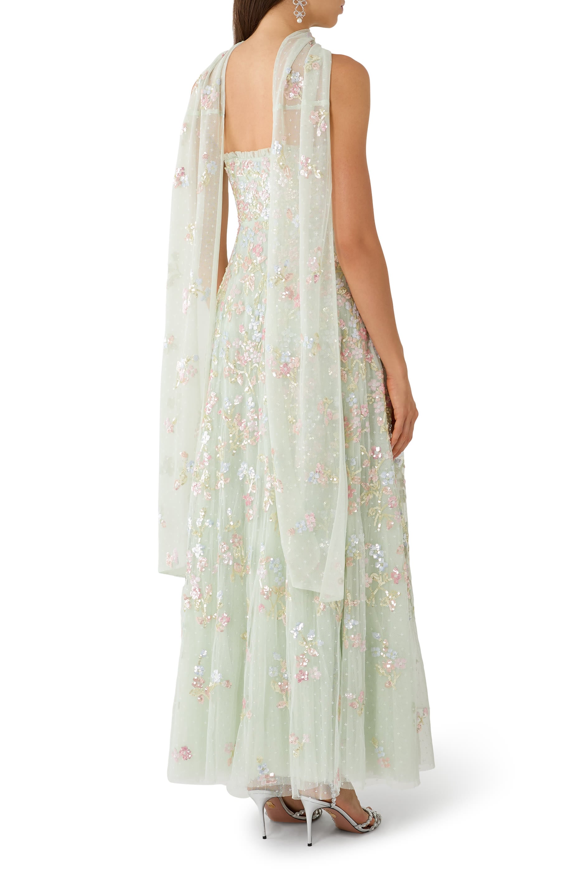  Forget-Me-Not Strapless Gown