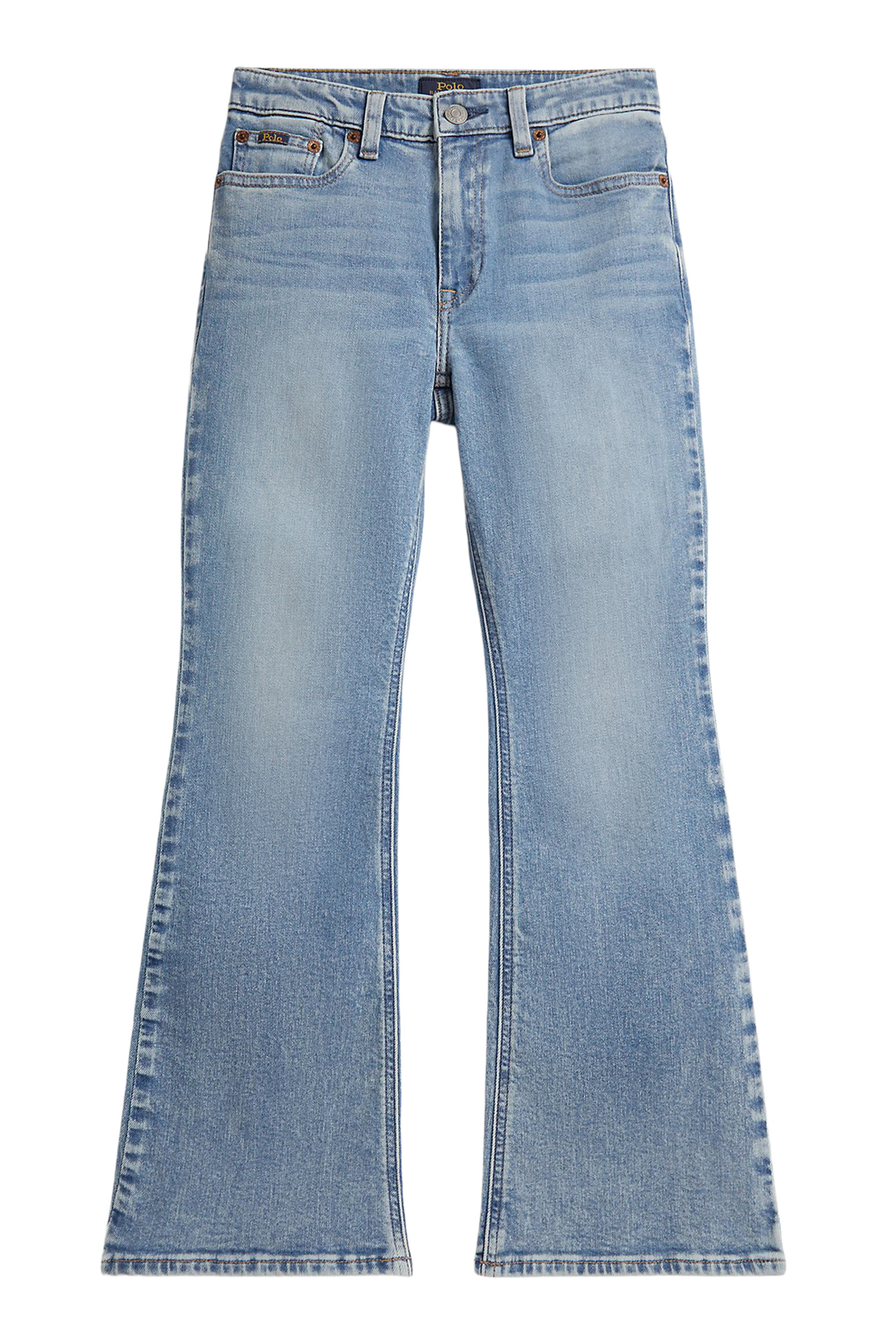  Kids Flared Stretch Denim Jeans