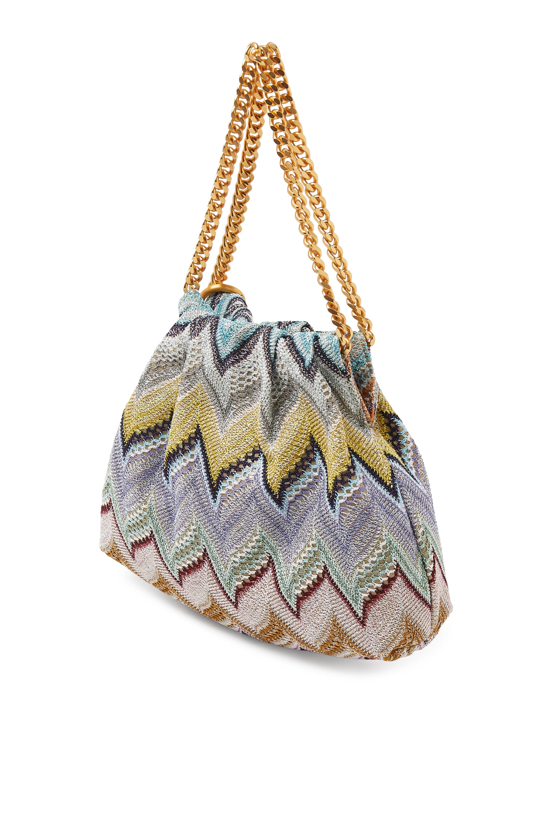 Small Chain Zigzag Pouch 