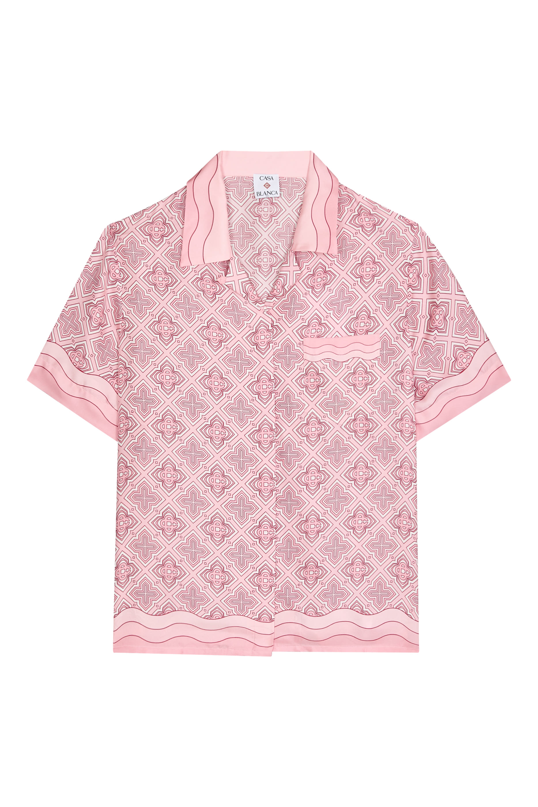 Monogram Silk Shirt