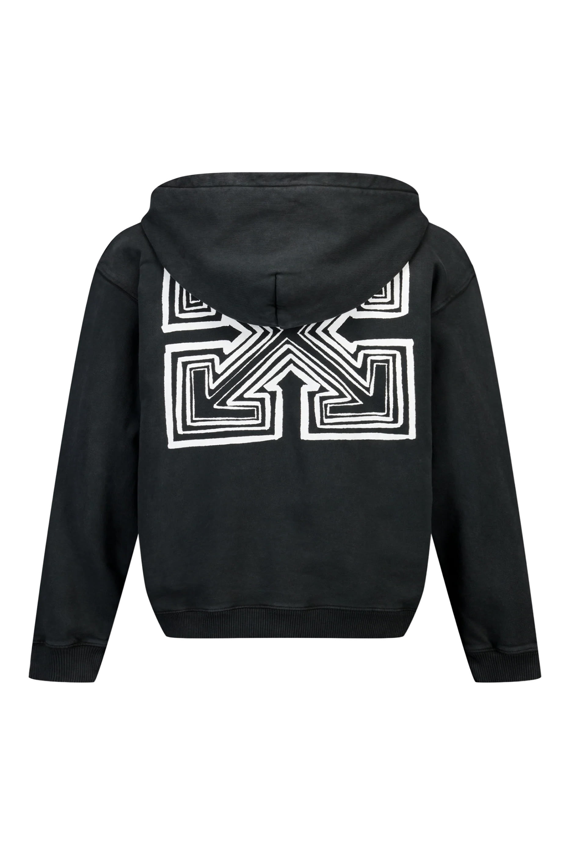 Kids Arrow Monogram Zip-Up Hoodie