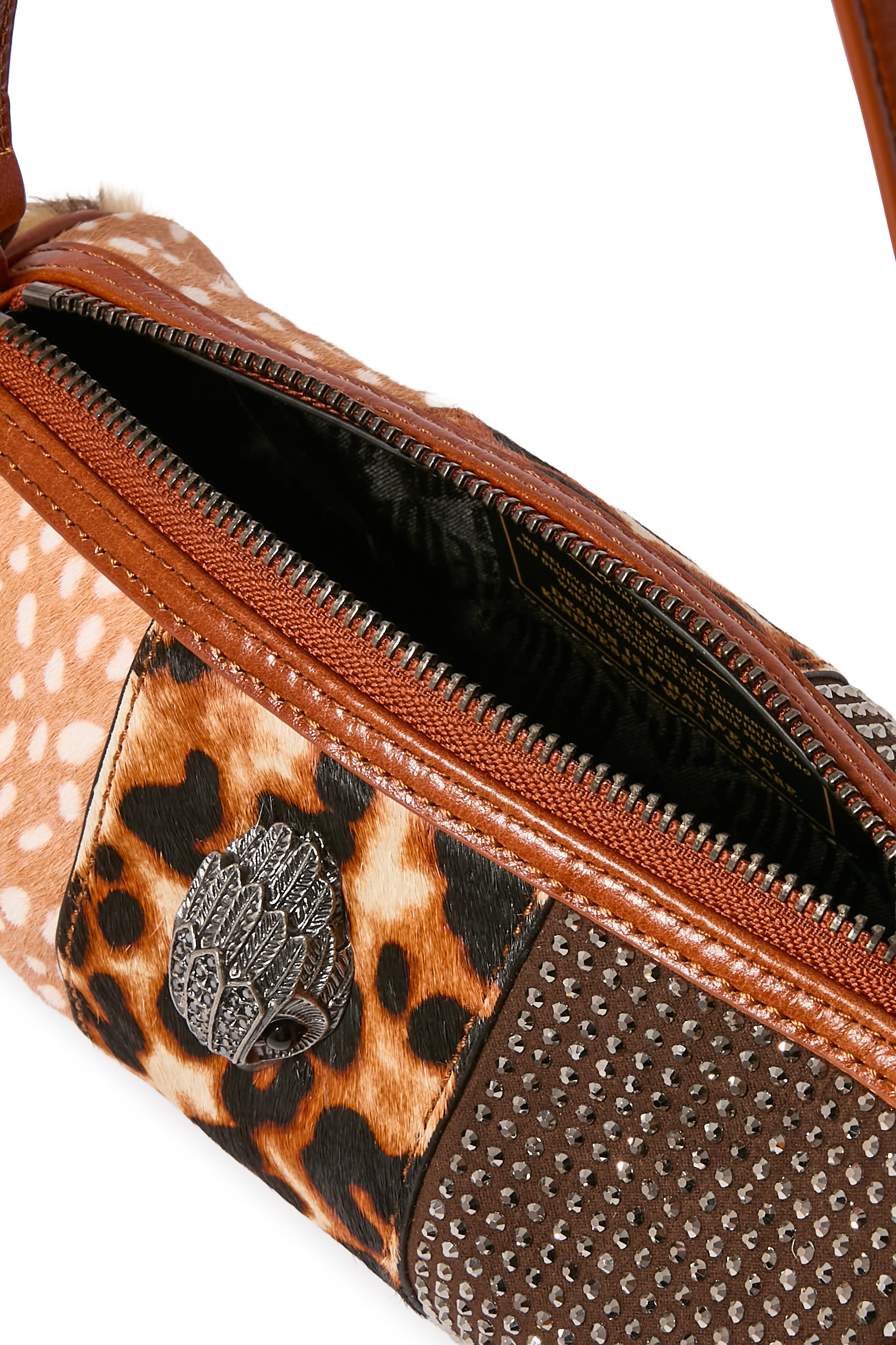Kensington Animal Patchwork Barrel Shoulder Bag